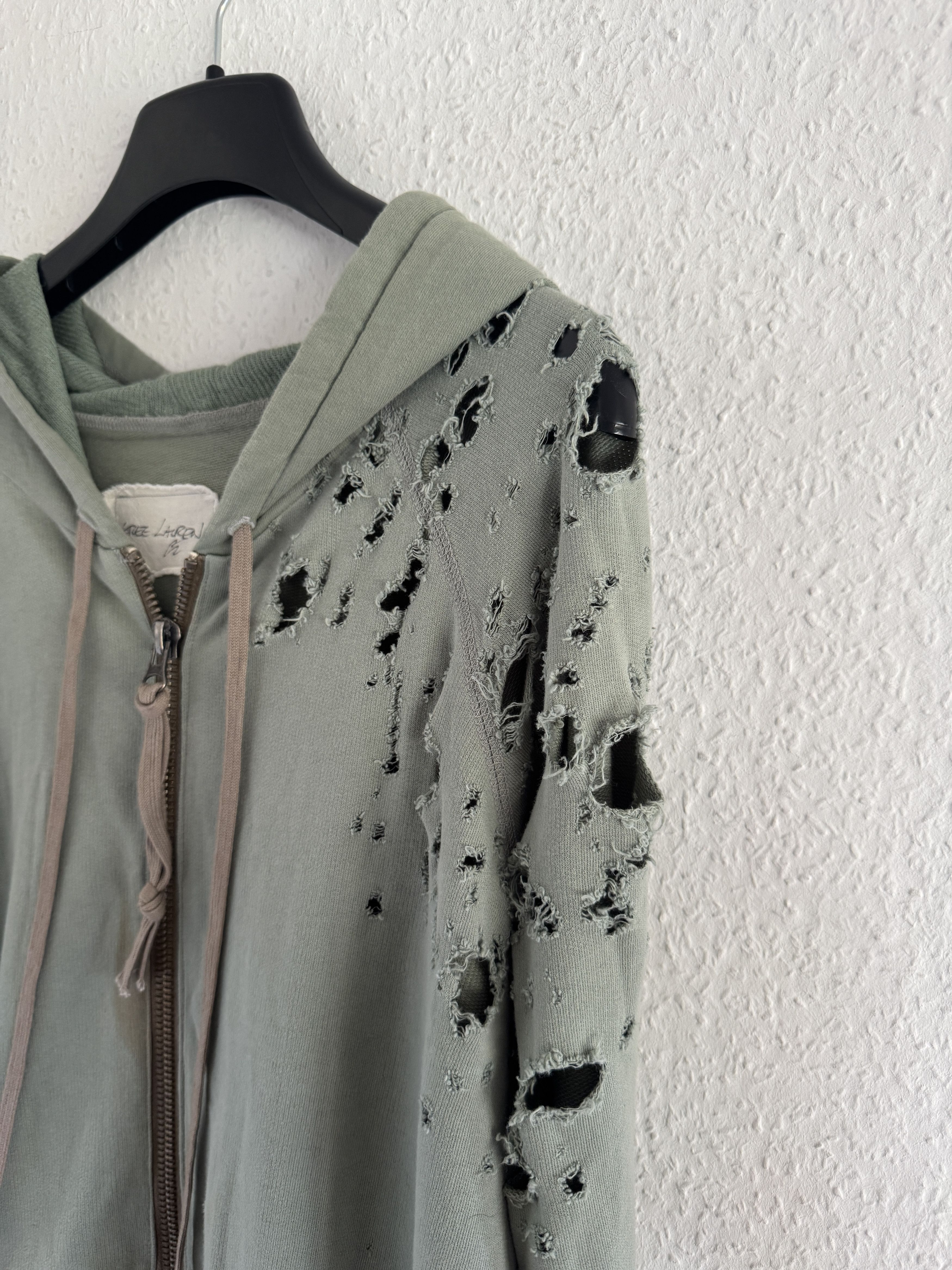 Greg Lauren Distressed Patchwork Hoodie Size US XL / EU 56 / 4 - 3 Thumbnail