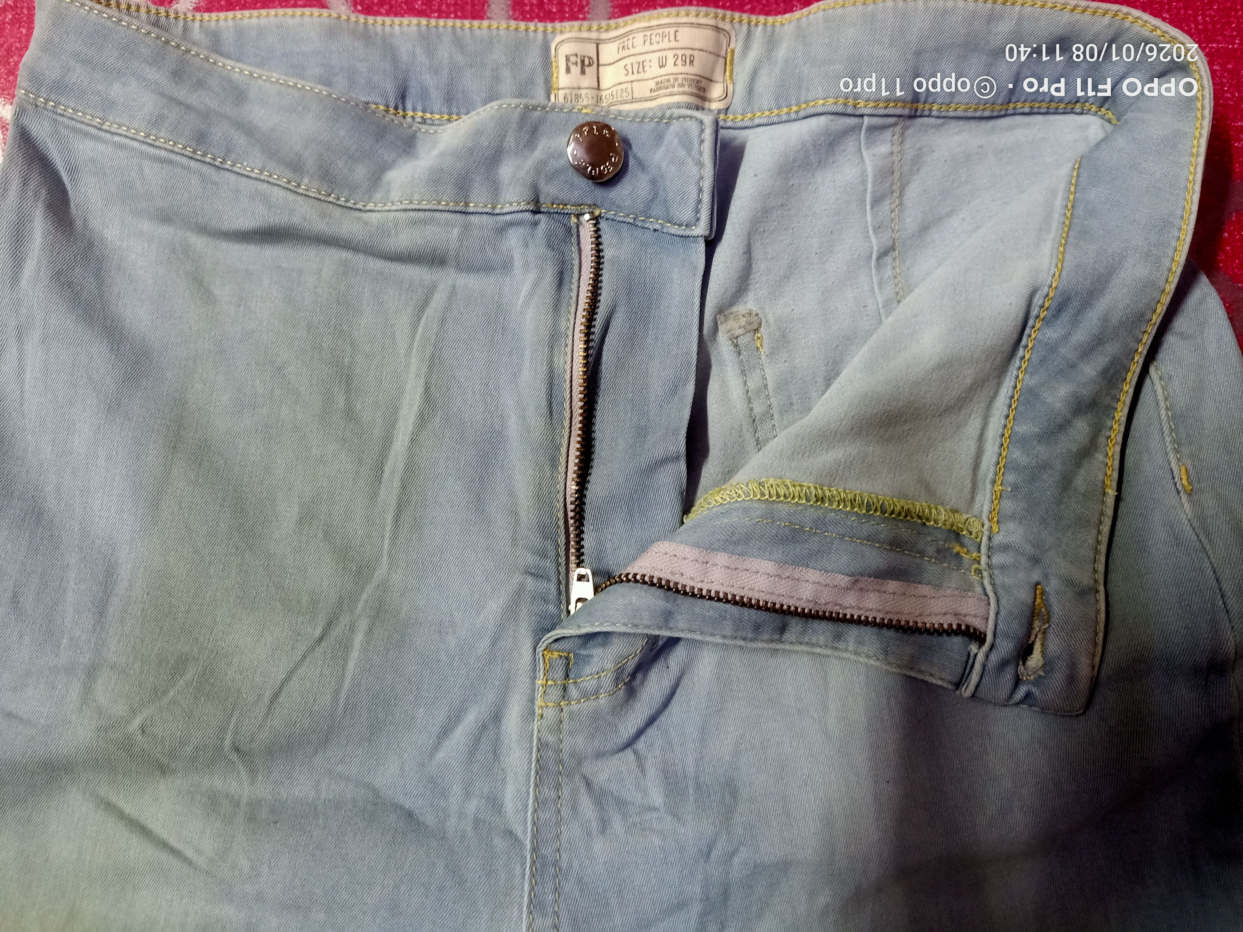 Le Grande Bleu (L.G.B.) 🌟 Free People Big Flare Denim Men 🌟 Size US 29 - 6 Thumbnail