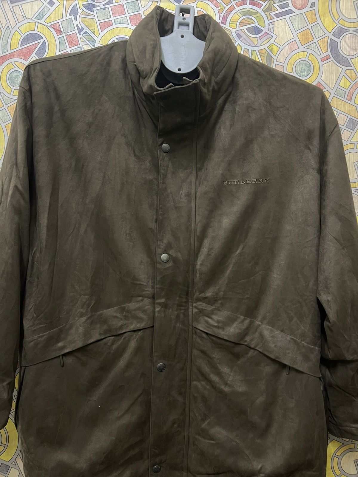 Burberry × Leather JACKET BURBERRY x ICONIC JACKET LEATHER. (GJ7) Size US XL / EU 56 / 4 - 19 Thumbnail