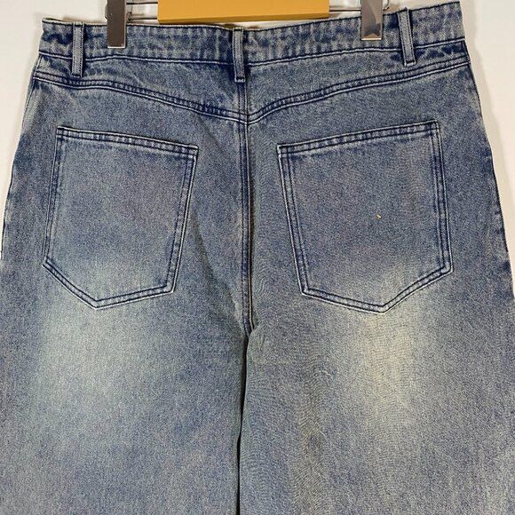 Other Uptus Studios Toronto Medium Blue Wide-Leg Jeans Size 36 Size 36" / US 14 / IT 50 - 6 Thumbnail