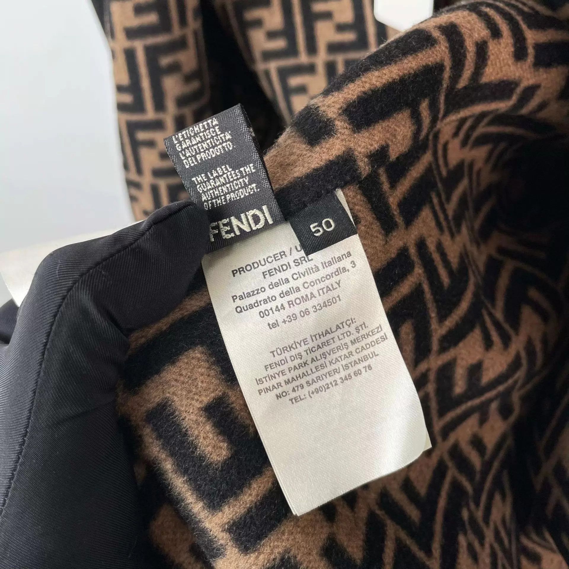 Fendi Fendi wool coat black size 50 Size US M / EU 48-50 / 2 - 6 Thumbnail