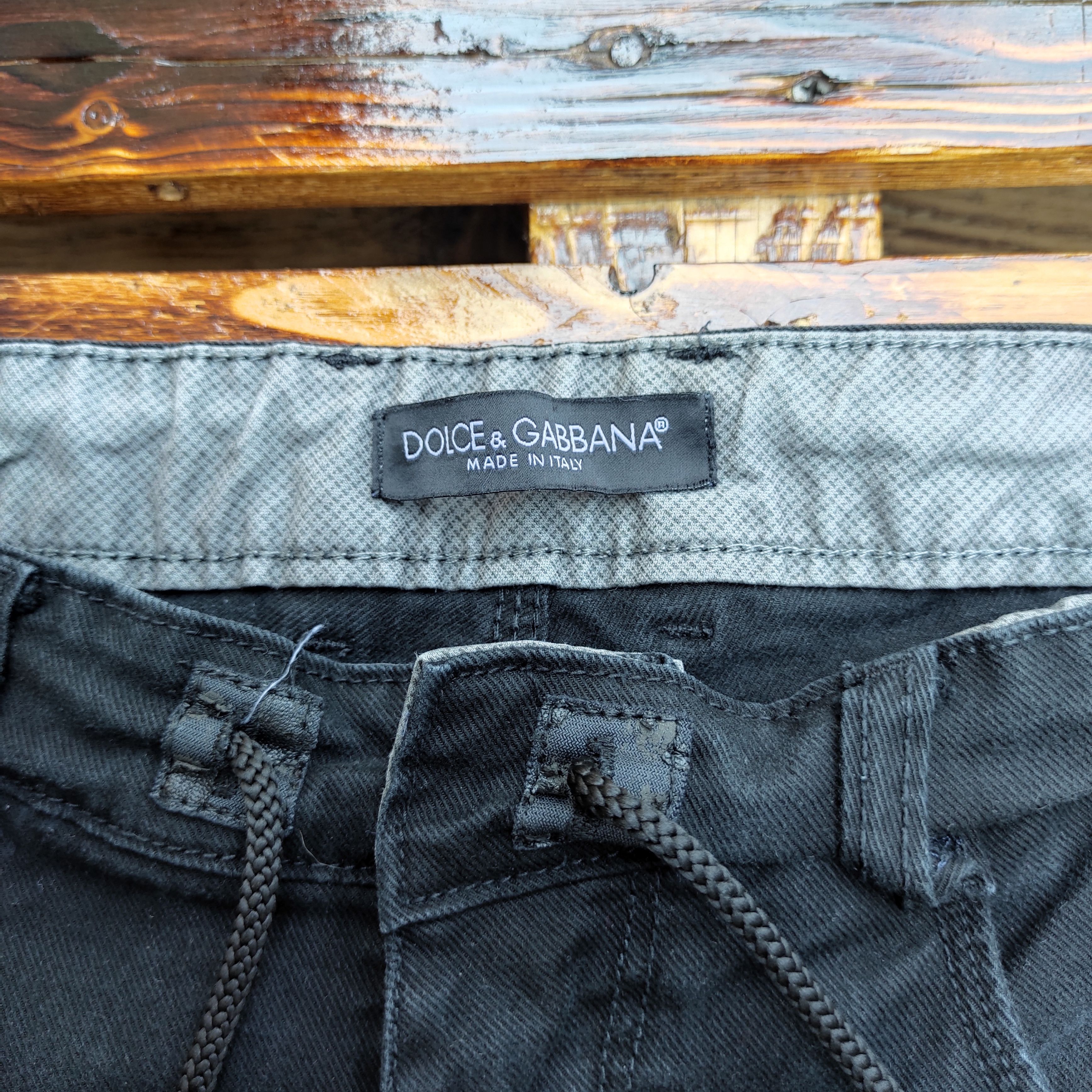 Dolce & Gabbana × Vintage Authentic DOLCE & GABBANA Men's Jogger Denim Pants W34 L26 Size US 34 / EU 50 - 7 Thumbnail