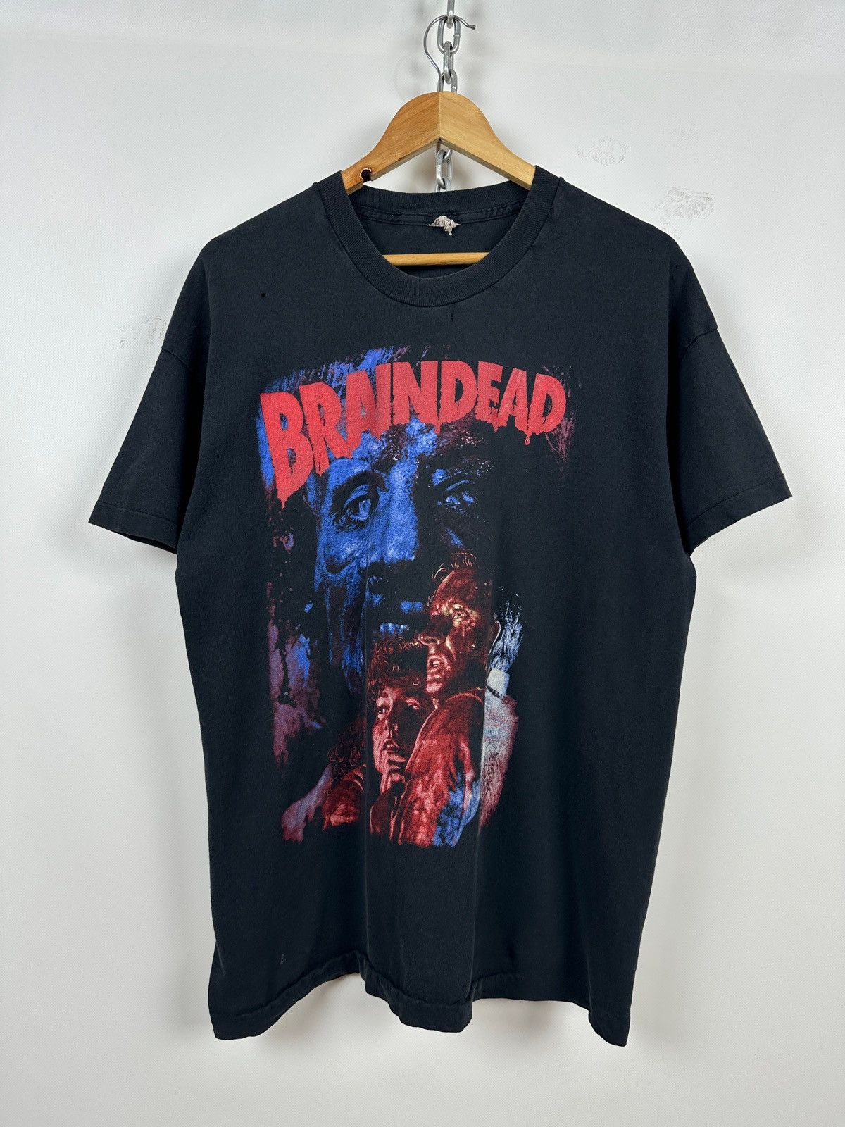 Vintage 1992 Vintage Braindead aka Dead Alive Peter Jackson T-Shirt Size US XL / EU 56 / 4 - 1 Thumbnail