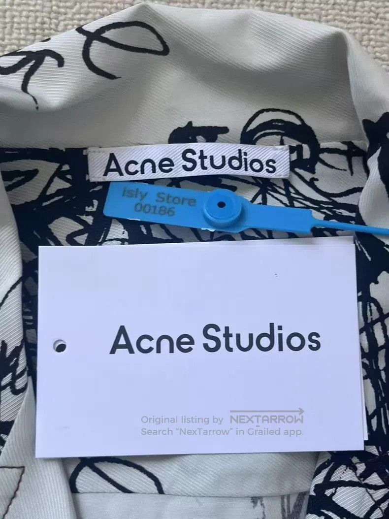 Acne Studios Acne Studios Chest Pocket Full Print Button Casual Short S Size US S / EU 44-46 / 1 - 4 Thumbnail