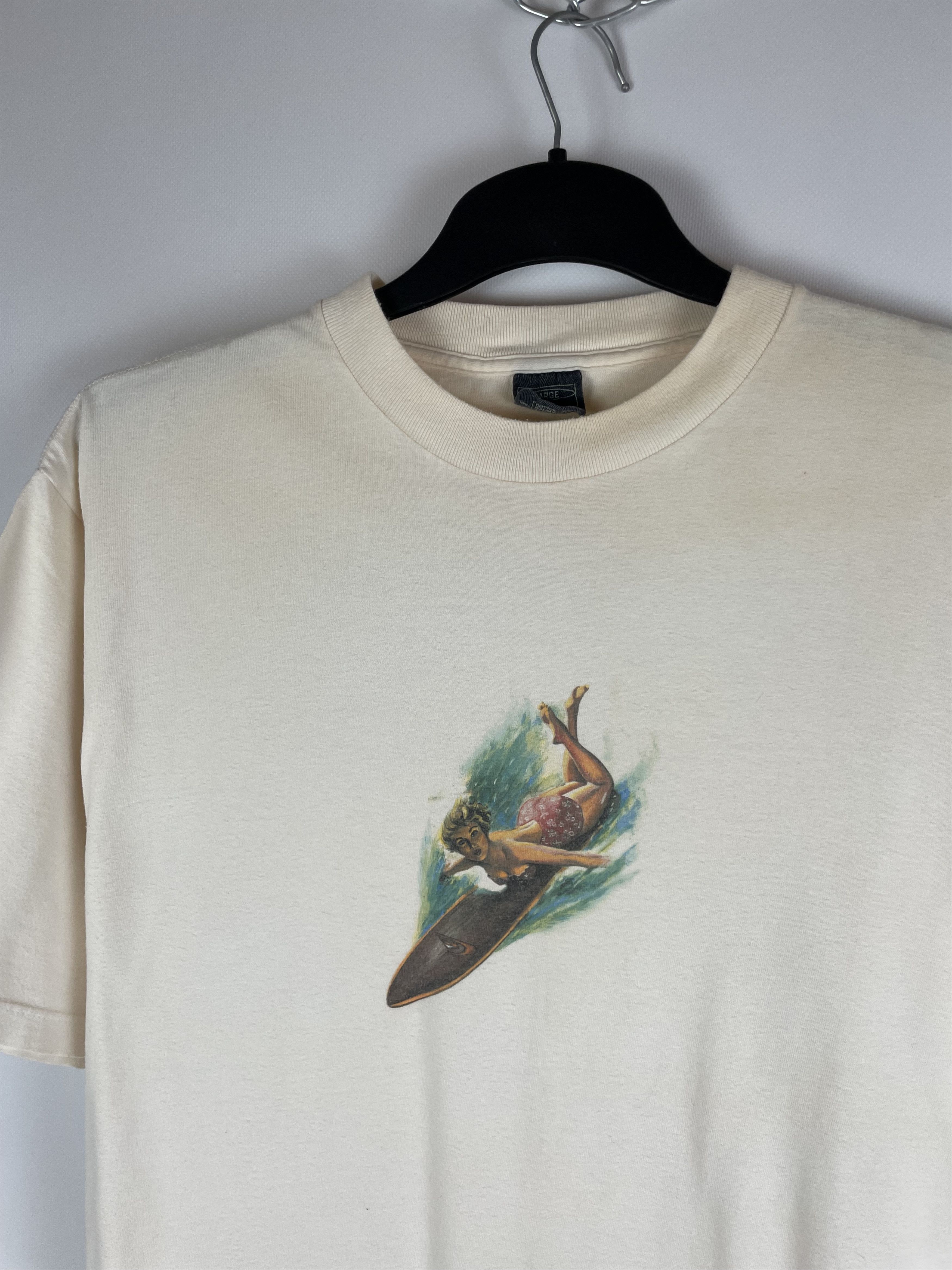Quiksilver Vintage 90s Surf Quicksilver Big Logo Tee Size US L / EU 52-54 / 3 - 3 Thumbnail