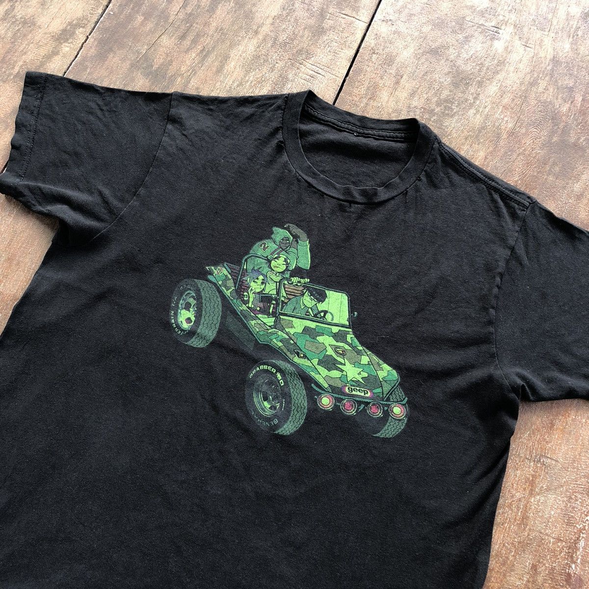 Vintage Distress Gorillaz Band Rare T Shirt