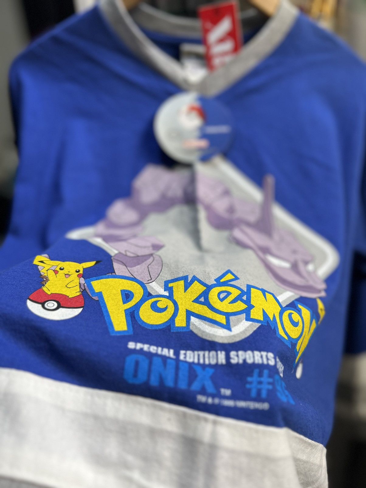 Pokemon Onix pokemon Shirt Special Edition Sports Series Size US M / EU 48-50 / 2 - 8 Thumbnail