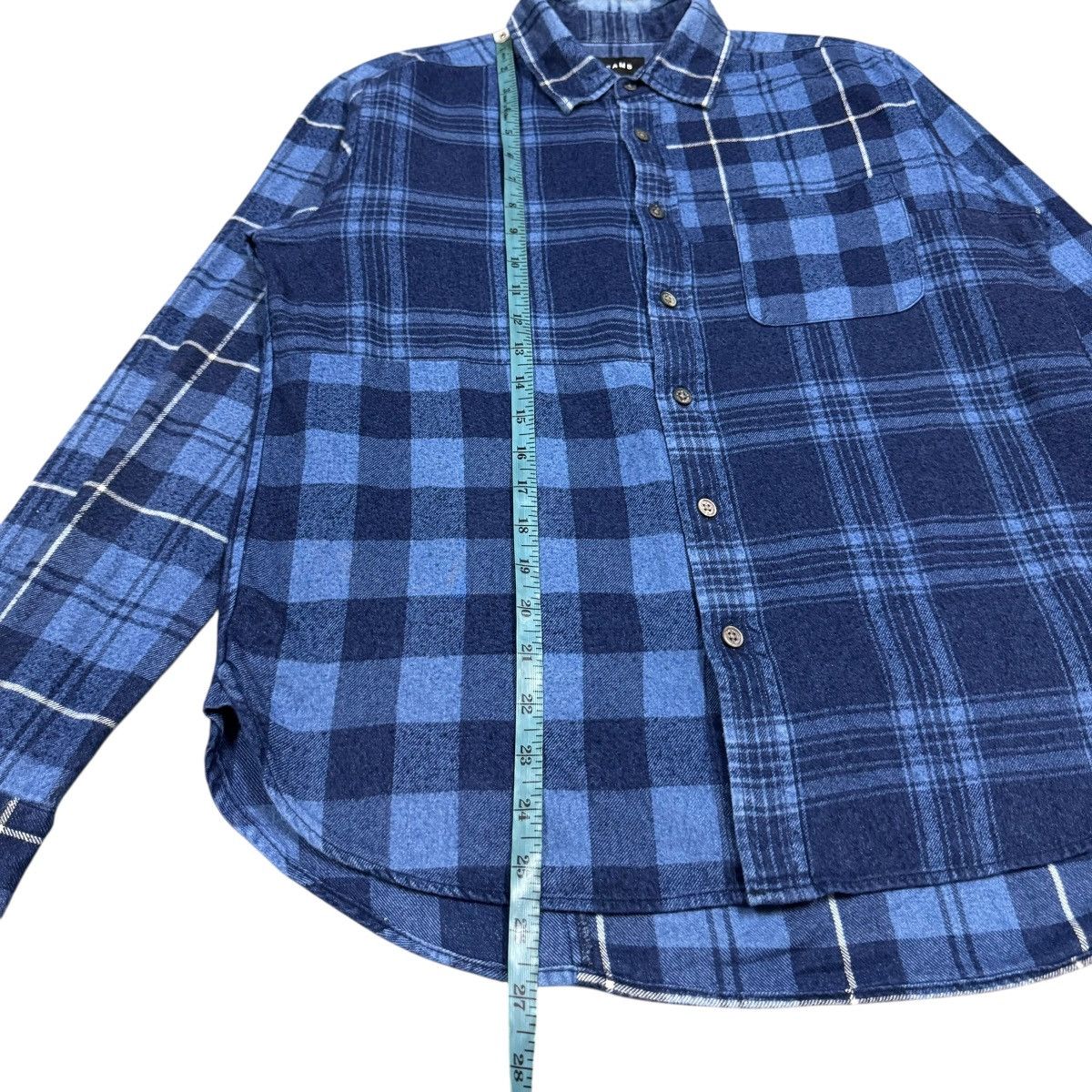 Beams Japan Vtg🔥Beams Japan Checked Patchwork Oxford Shirt Size US S / EU 44-46 / 1 - 16 Thumbnail
