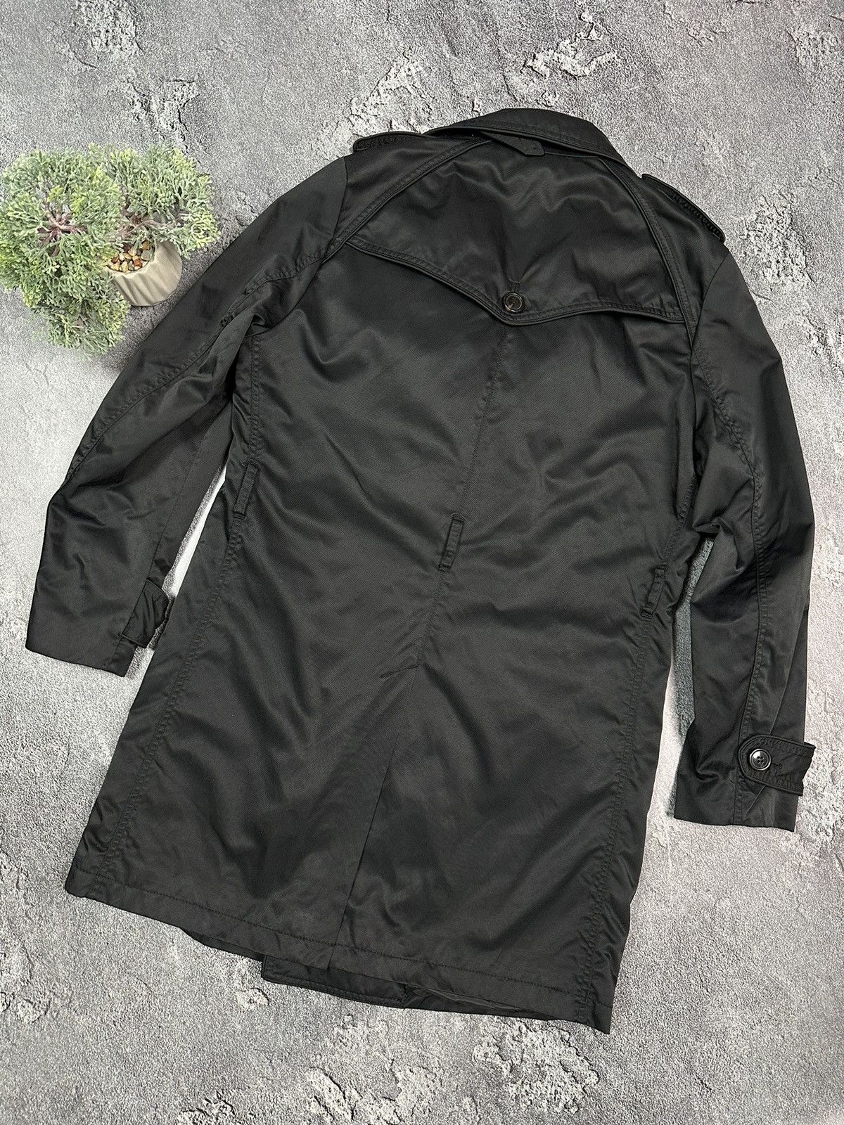 H&M H&M trench coat jacket Men Black L XL size 54R Size US L / EU 52-54 / 3 - 7 Thumbnail
