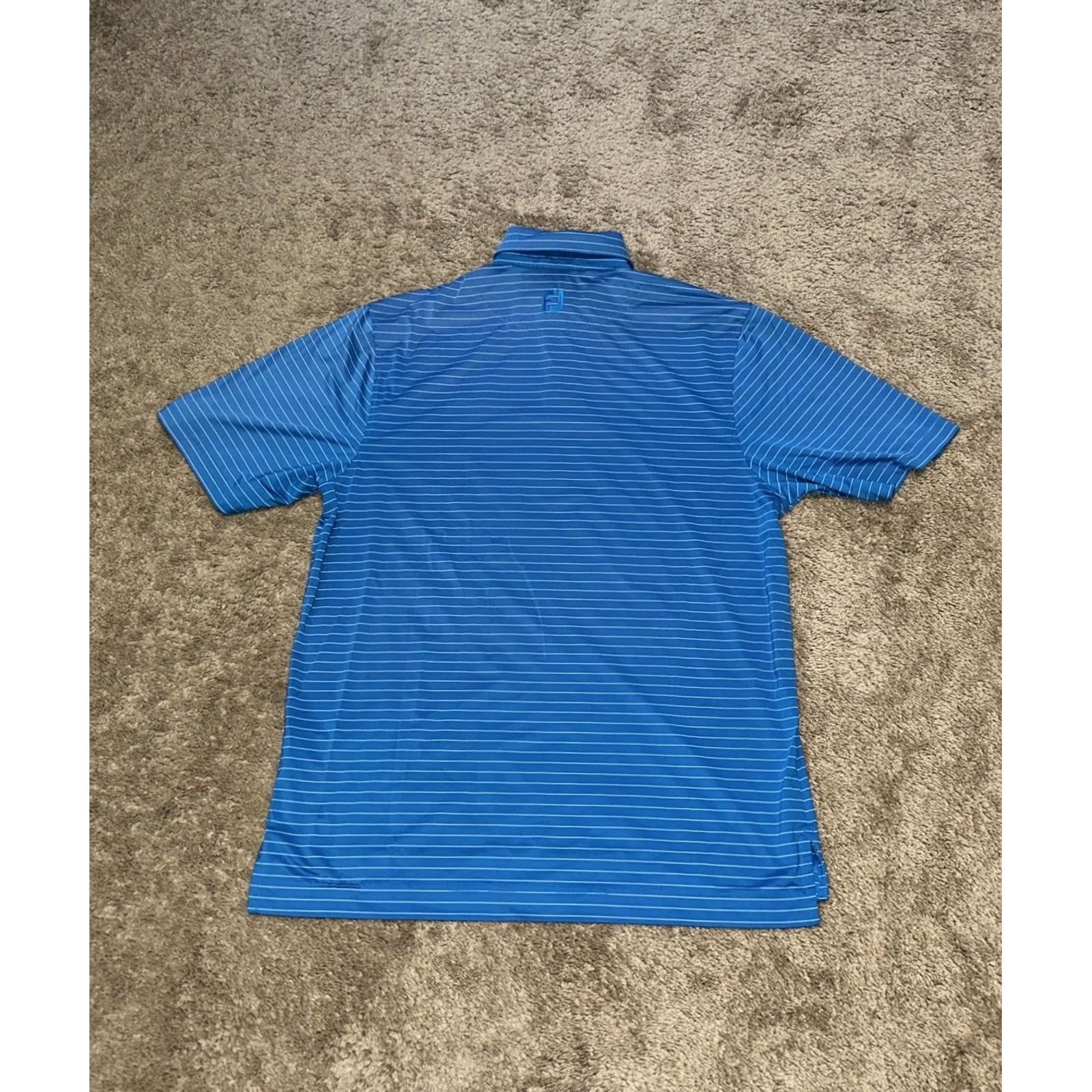 Footjoy Footjoy Golf Polo Shirt Mens Large Striped Performance Collared Short Sleeve Size US L / EU 52-54 / 3 - 3 Thumbnail
