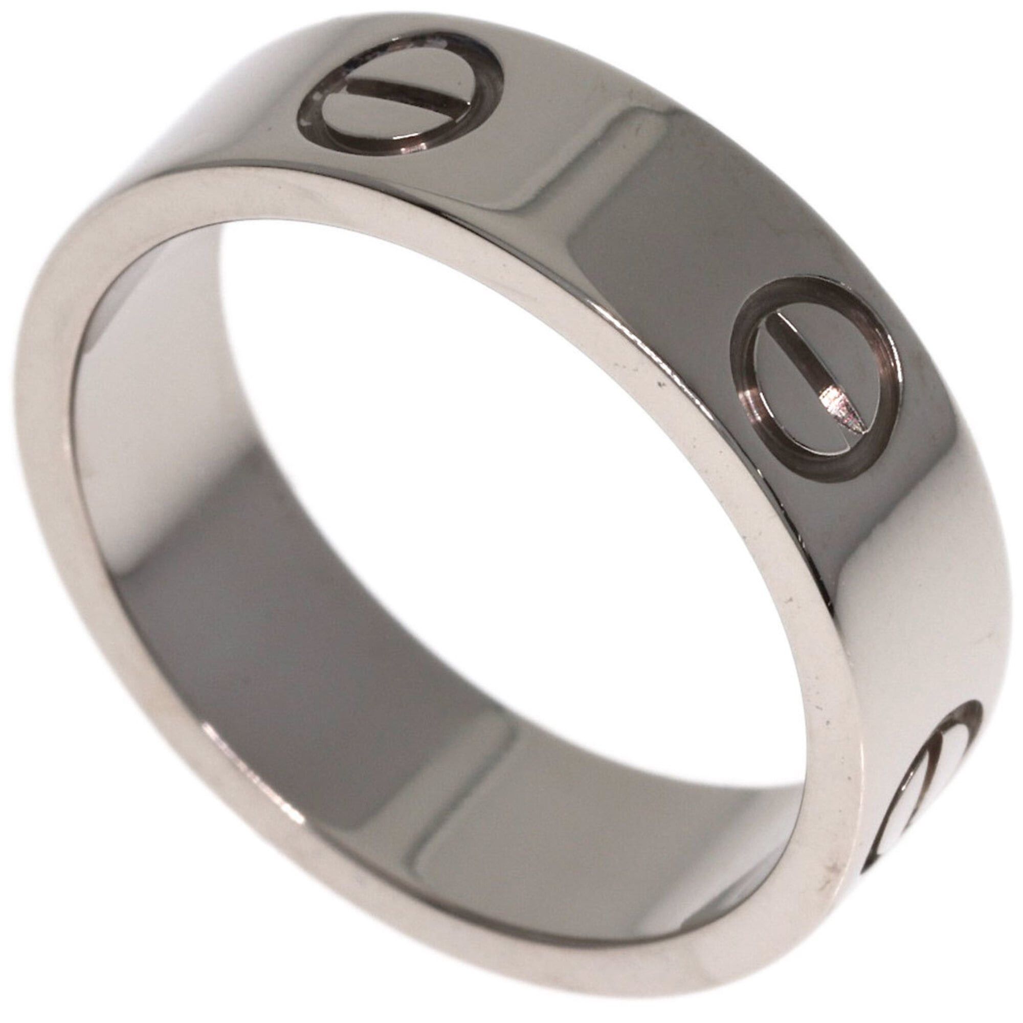 Cartier Cartier Love Ring #52, 18K White Gold, Women's Ring, CARTIER Size ONE SIZE - 1 Thumbnail