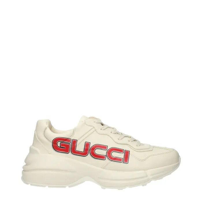 o1s1wg111025 Rhython Leather Sneakers in Ivory