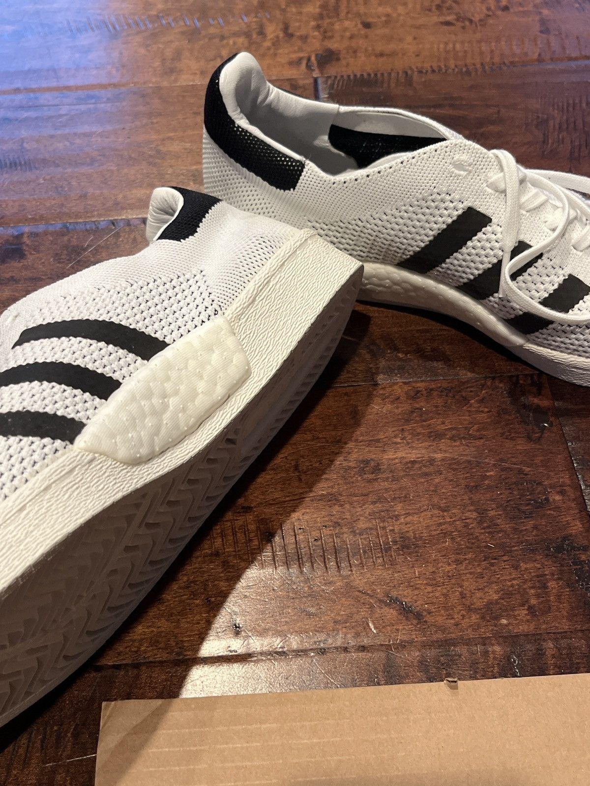 Adidas Adidas Superstar 80s PRIMEKNIT White/Black men’s 7.5 Size US 7.5 / EU 40-41 - 4 Thumbnail