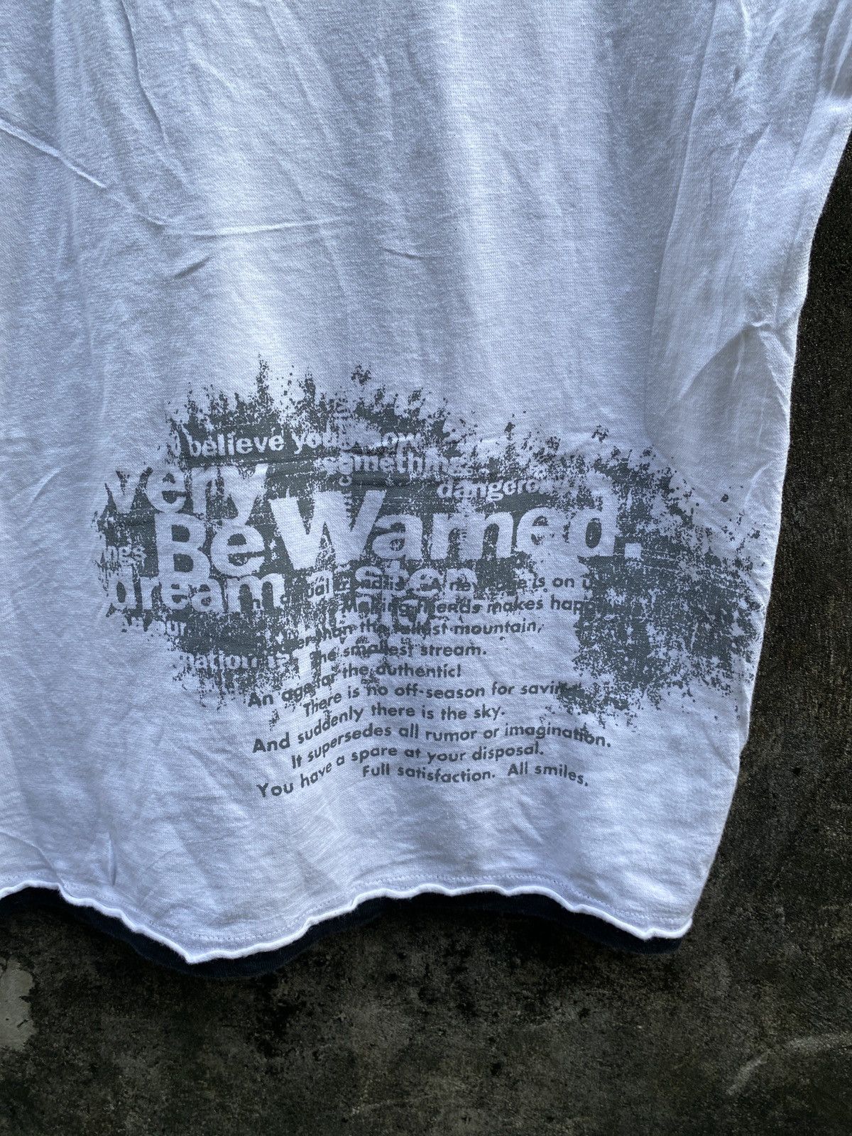 Hysteric Glamour Collin Poem Double Layer punk Vkei ifsixwasnine lgb kmrii Size US L / EU 52-54 / 3 - 7 Thumbnail