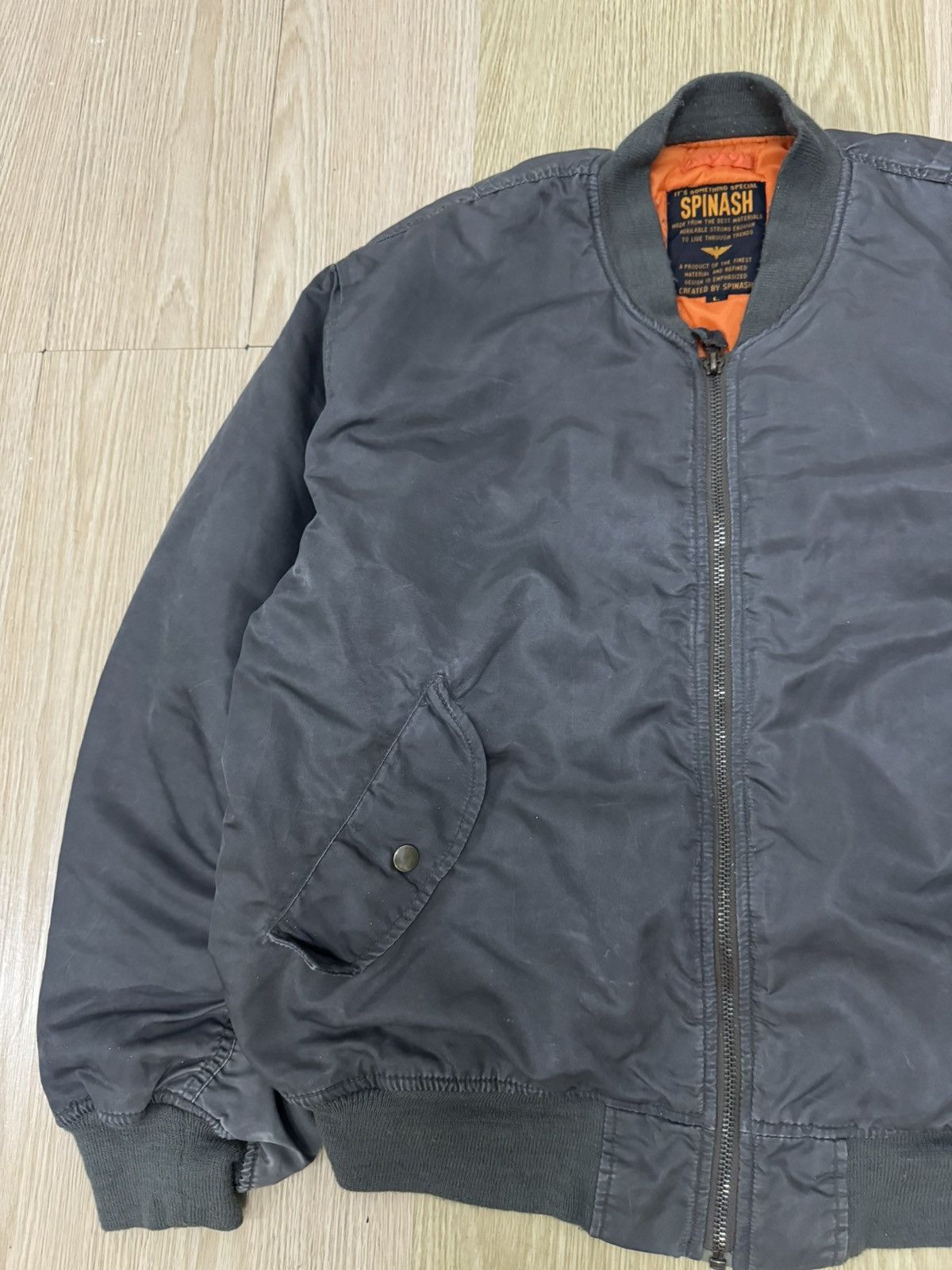 Japanese Brand × Vintage Vintage Spinash bomber jacket Size US L / EU 52-54 / 3 - 3 Thumbnail