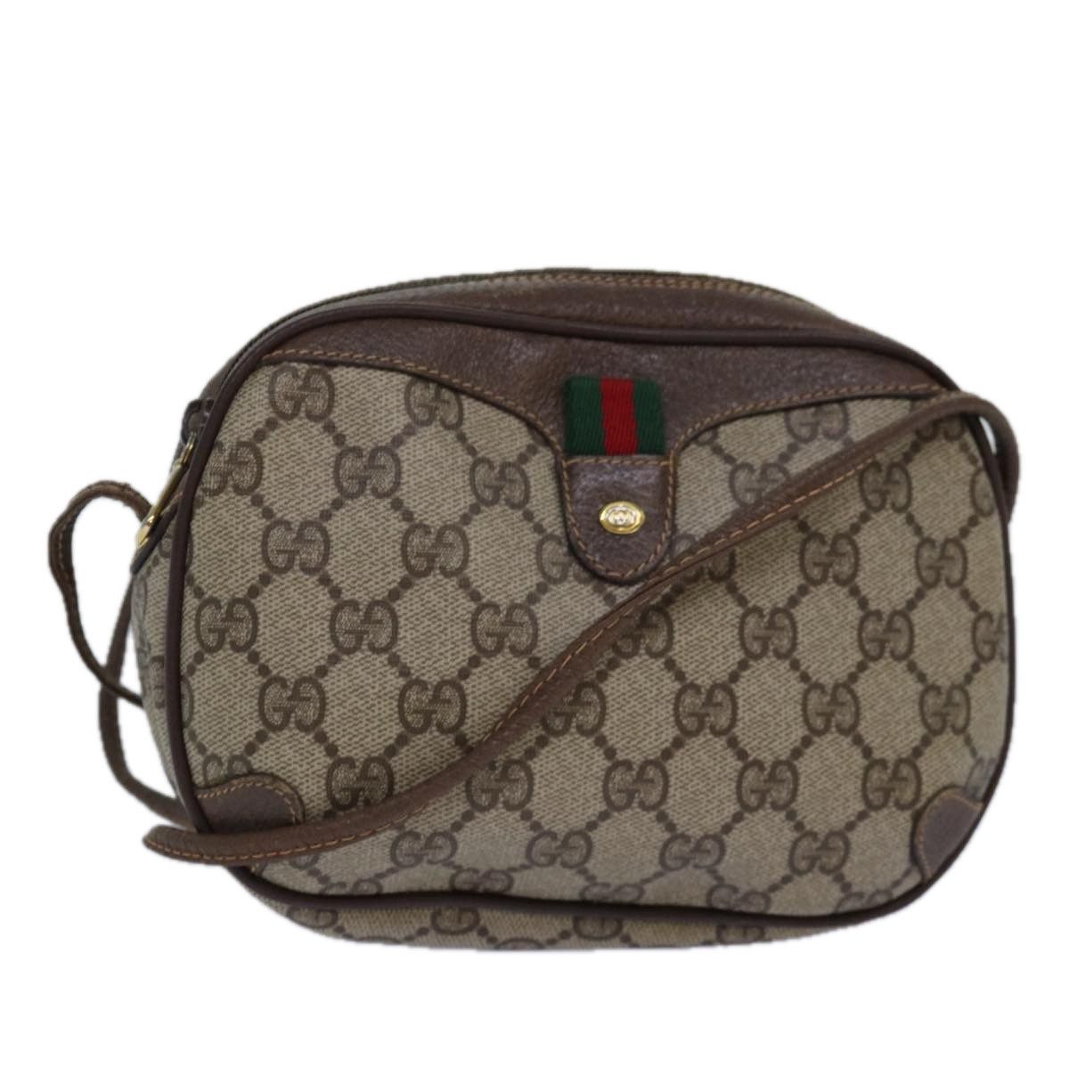Gucci Gg Supreme Brown Canvas Shoulder Bag (Pre-Owned) Size ONE SIZE - 1 Thumbnail