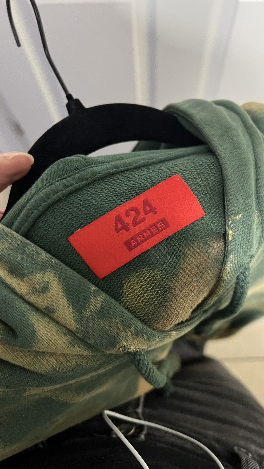 424 Green Tie Dye Hoodie Size US XL / EU 56 / 4 - 3 Thumbnail