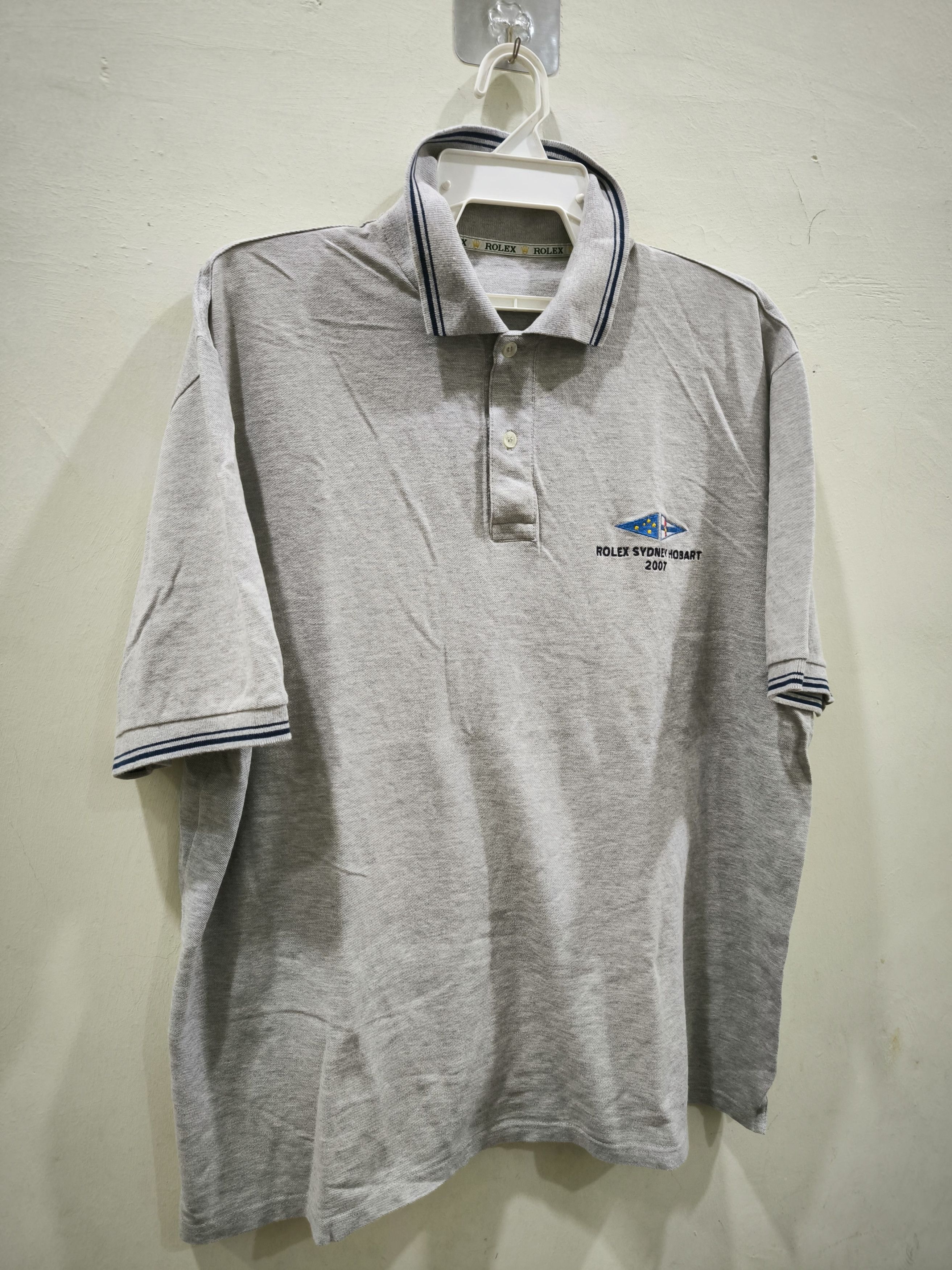 Rolex Rolex Sydney Hobart 2007 Made in Italy Polo Shirt Size US XXL / EU 58 / 5 - 12 Thumbnail
