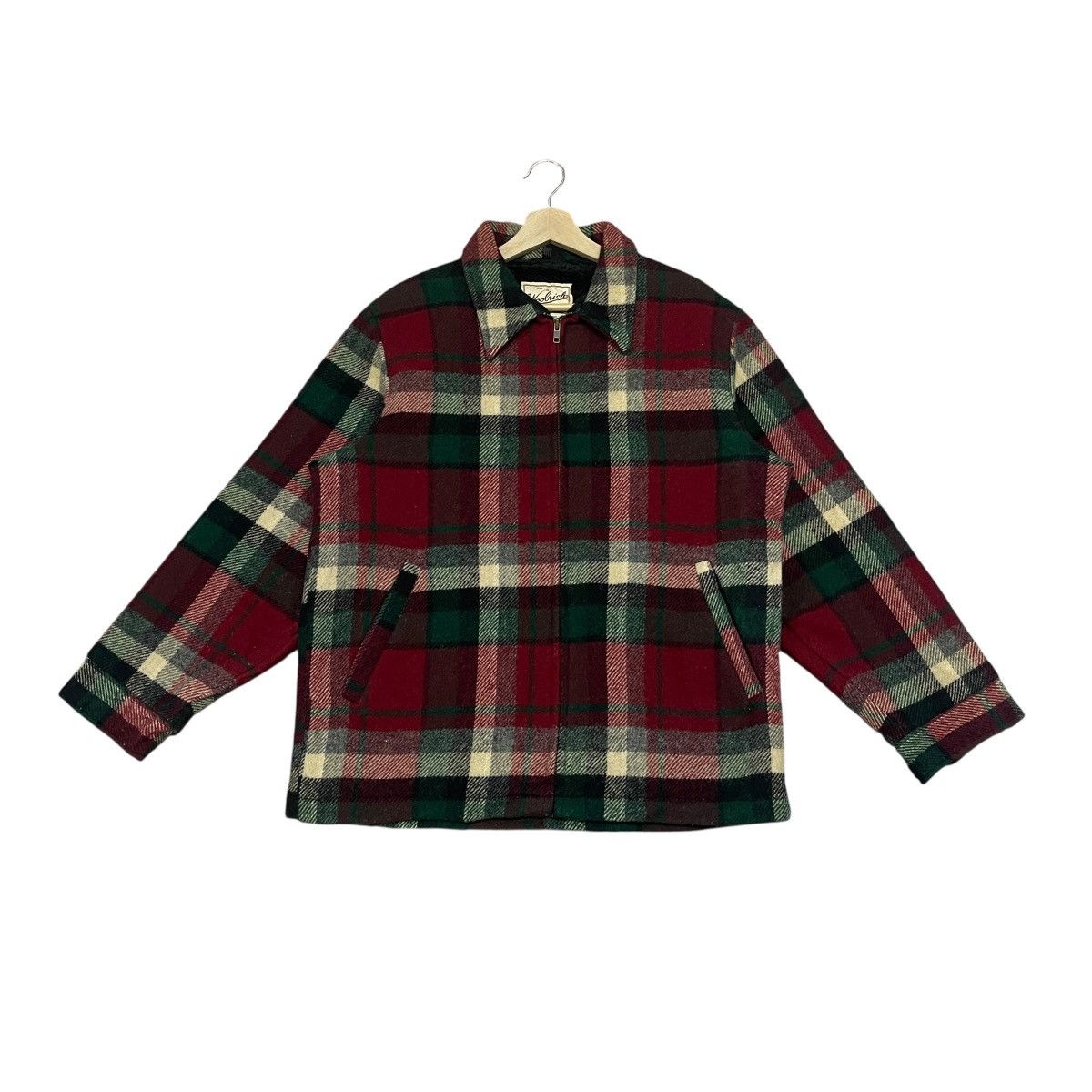 Woolrich Woolen Mills ‼️RARE‼️ Vintage Woolrich 80s Wool Plaid Zipper Hunter Jacket Size US M / EU 48-50 / 2 - 1 Thumbnail