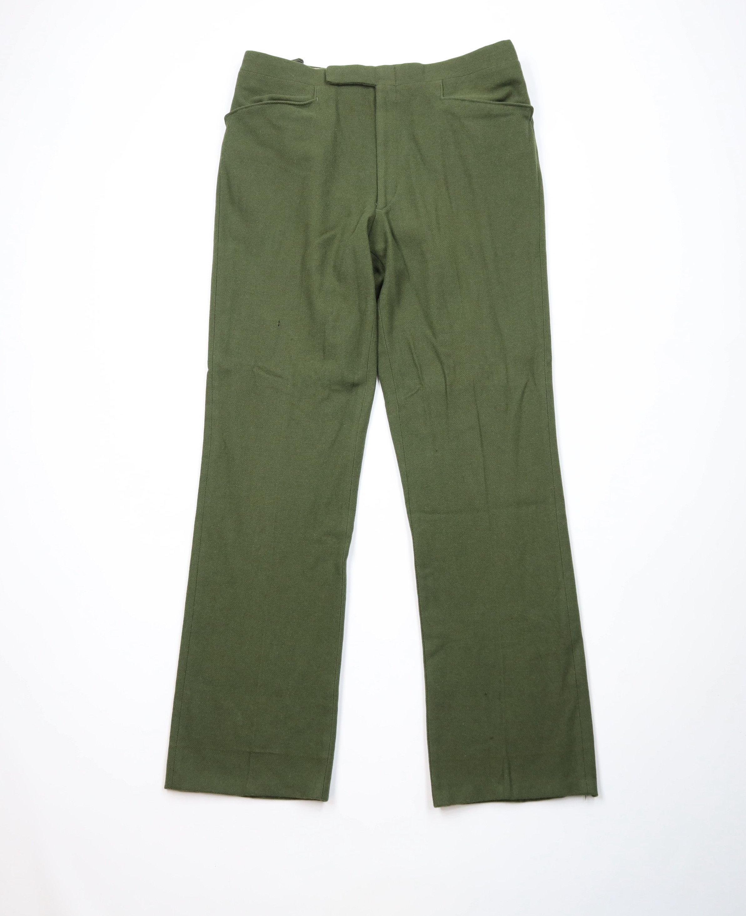 Vintage Vintage 60s 70s Streetwear Buckle Back Wide Leg Pants USA Size US 34 / EU 50 - 1 Thumbnail