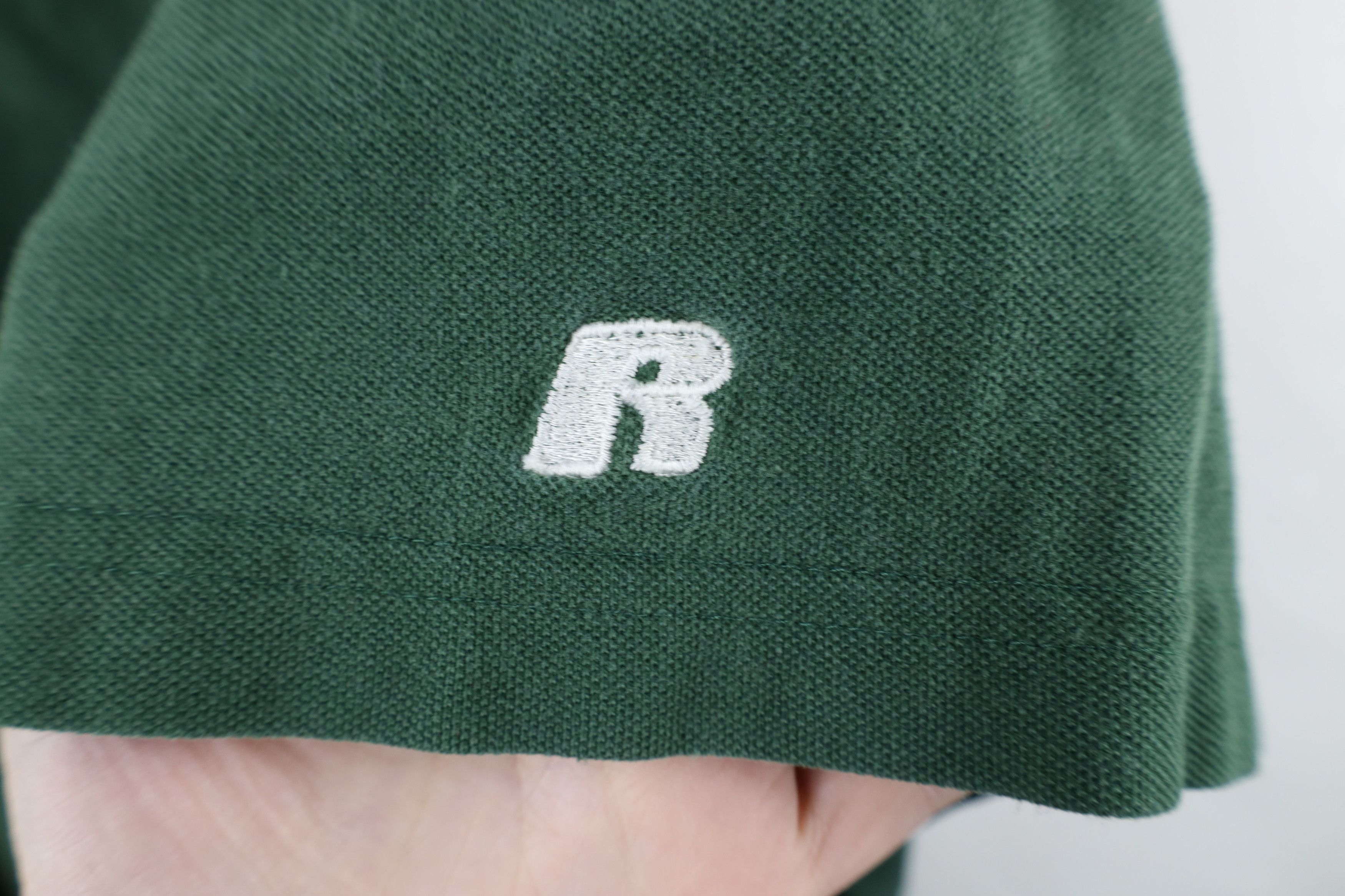 Russell Athletic × Vintage Vintage 90s Russell Athletic Michigan University Polo Shirt Size US XXL / EU 58 / 5 - 5 Thumbnail