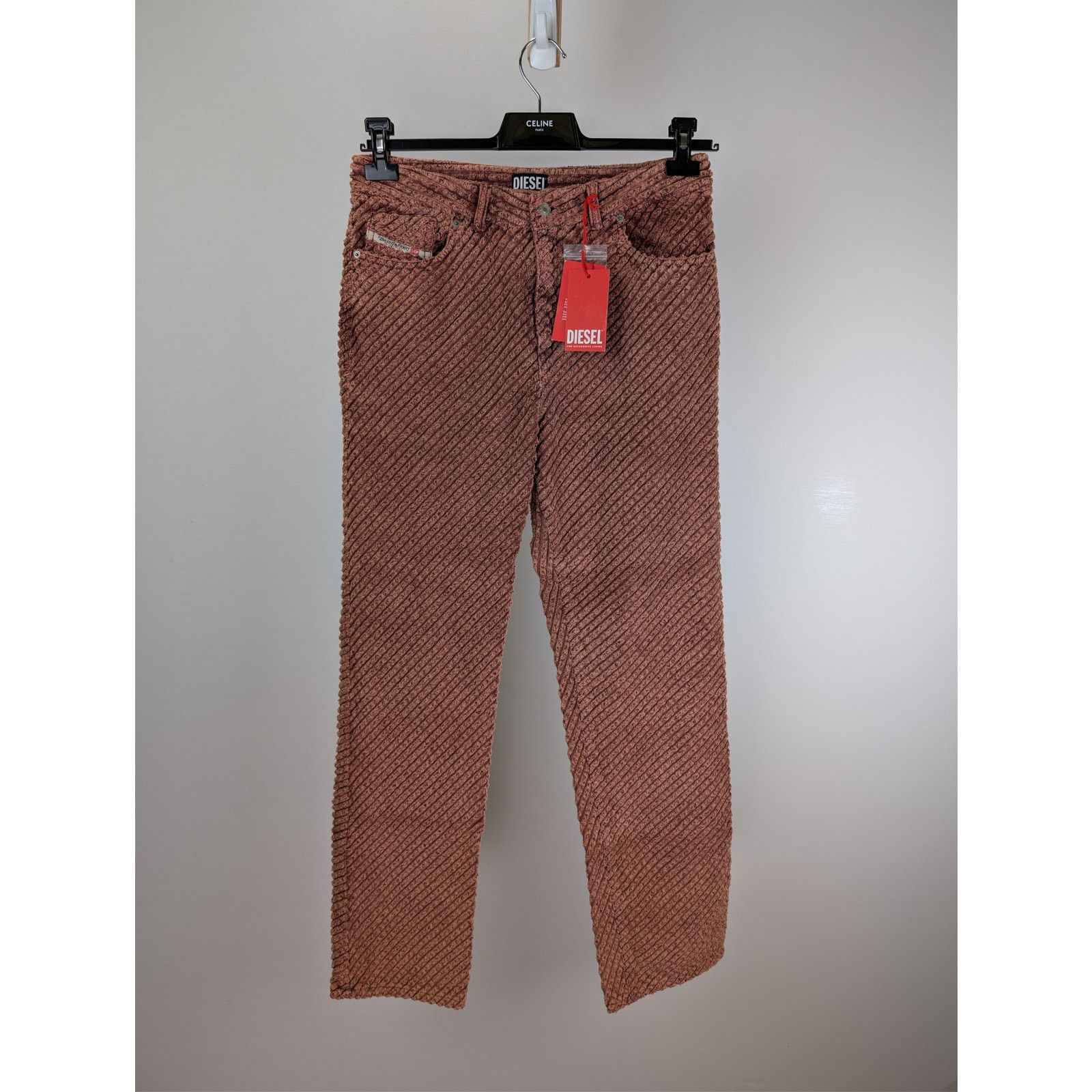 Diesel o1rshd1 P-Cordy Pantaloni Pants in Brown Size US 32 / EU 48 - 1 Thumbnail