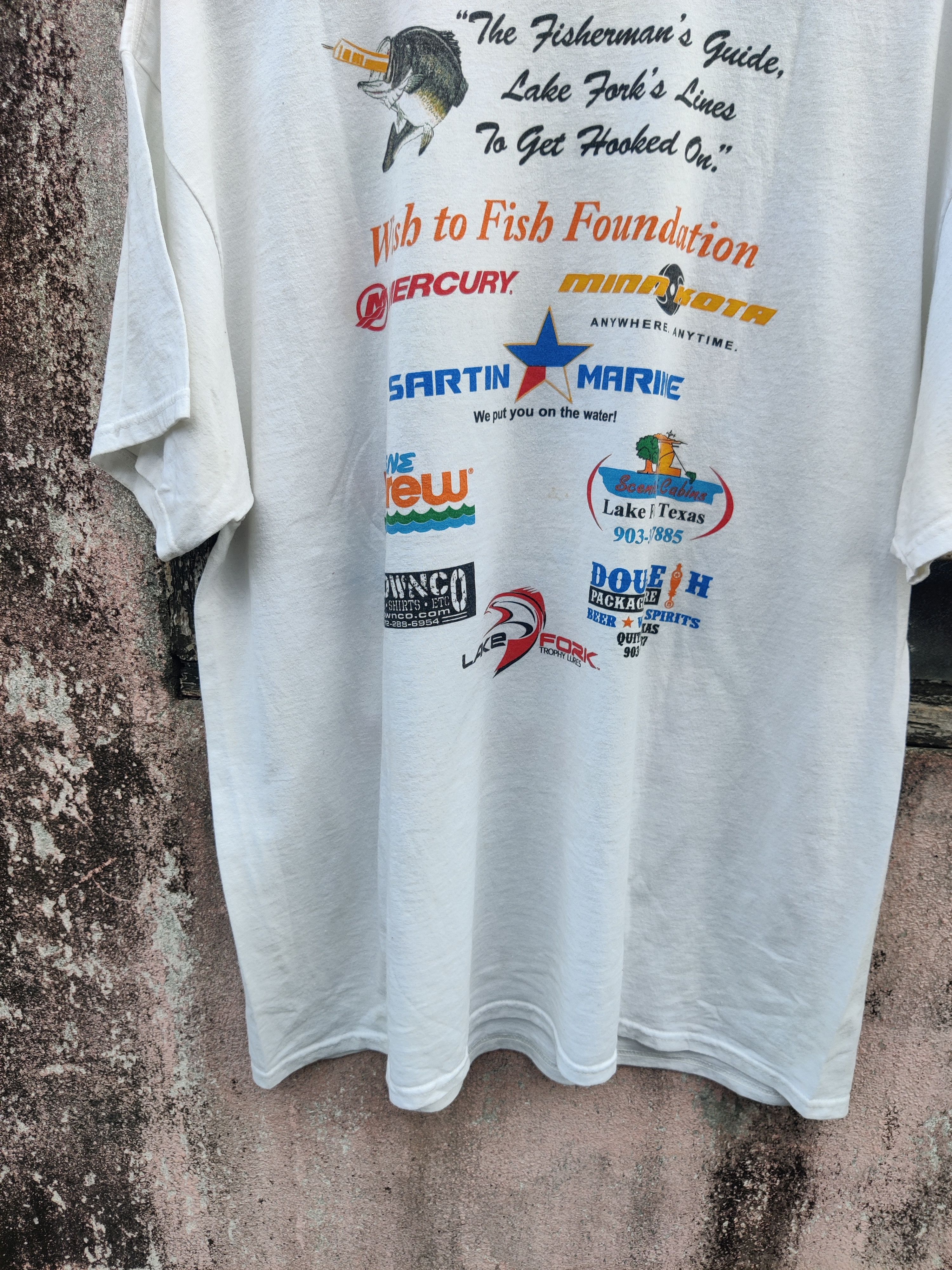 Vintage Vintage Legend Big Bass Fishing Overprint Shirt Size US XXL / EU 58 / 5 - 7 Thumbnail