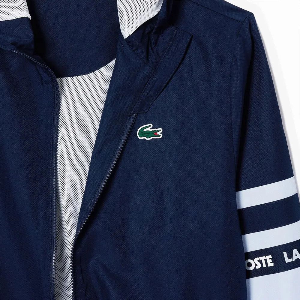 Lacoste o1s22i1n1124 Contrasting Sleeves Sporty Jacket Size US XXL / EU 58 / 5 - 6 Thumbnail