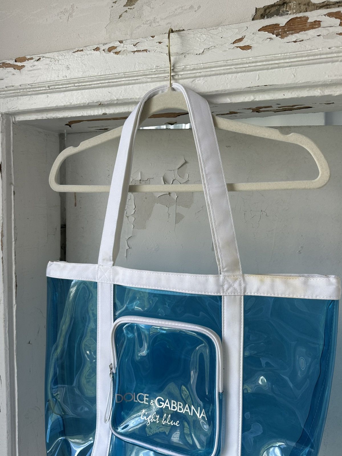 Dolce & Gabbana Vintage Dolce&Gabbana Light Blue Beach Hand Bag Size ONE SIZE - 2 Thumbnail