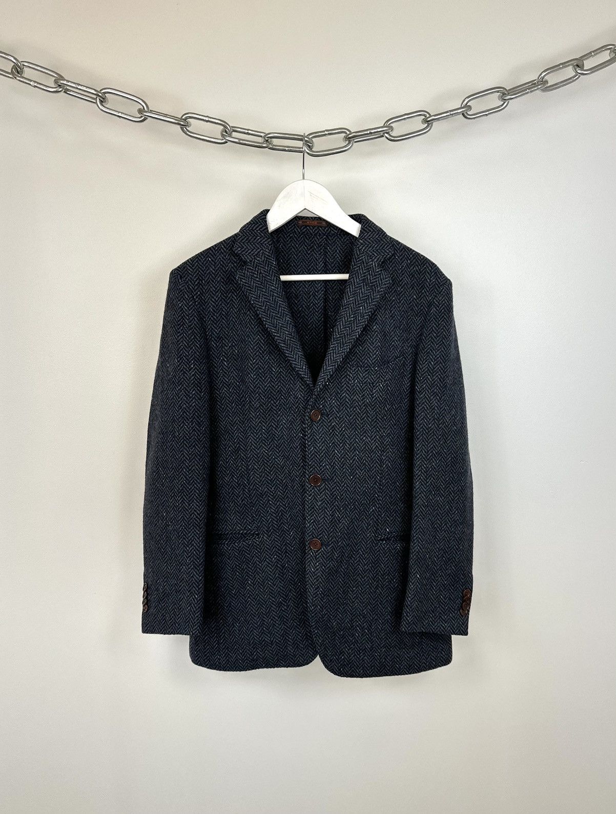 Etro Vintage Etro 3-Button Luxury Designer Wool Blazer Jacket Size 42R - 1 Thumbnail