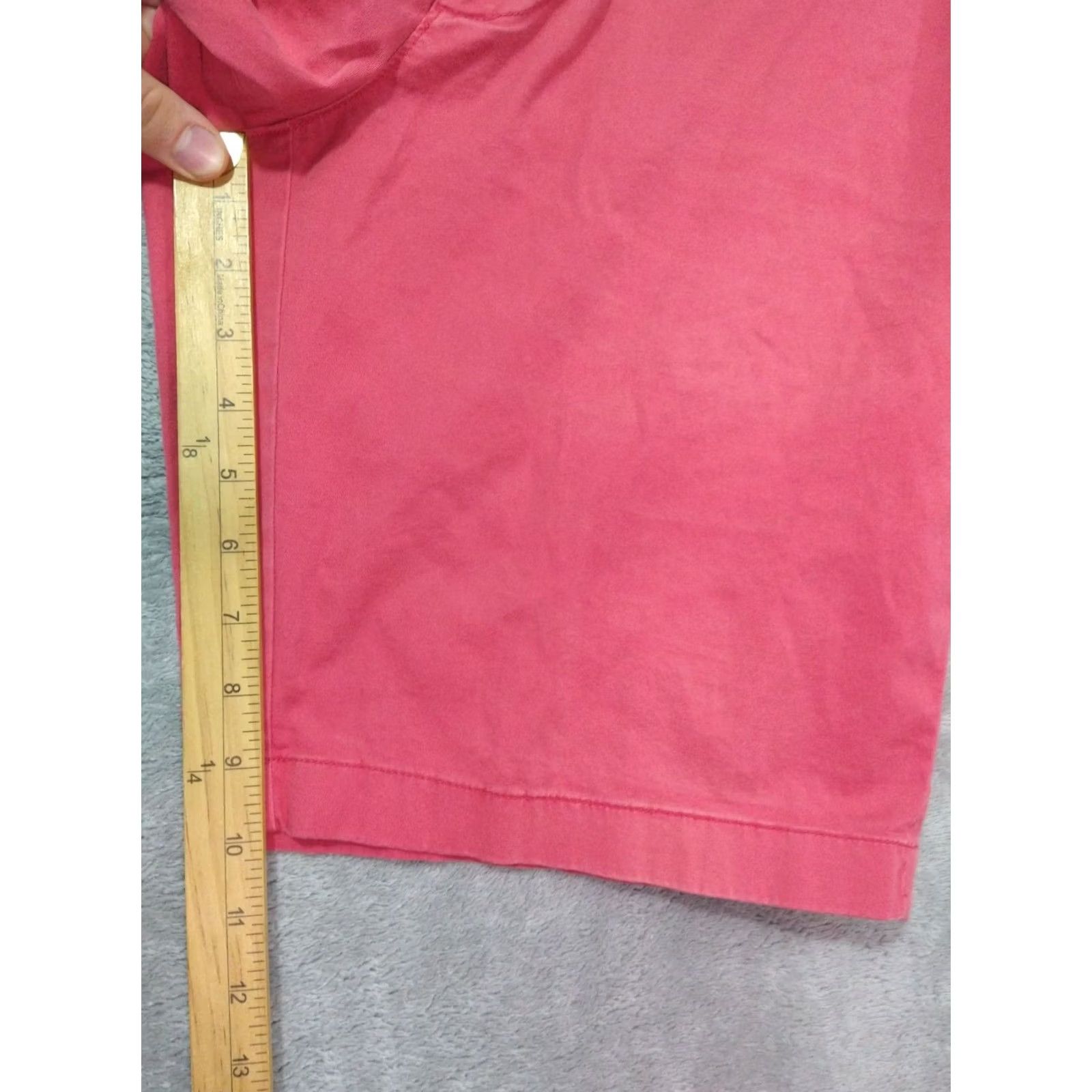 J.Crew J.CREW Shorts Mens 36 Pink Flat Front Mid Rise Stretch Chino Pockets Preppy Vertical Solid Vintage: No Size US 36 / EU 52 - 5 Thumbnail