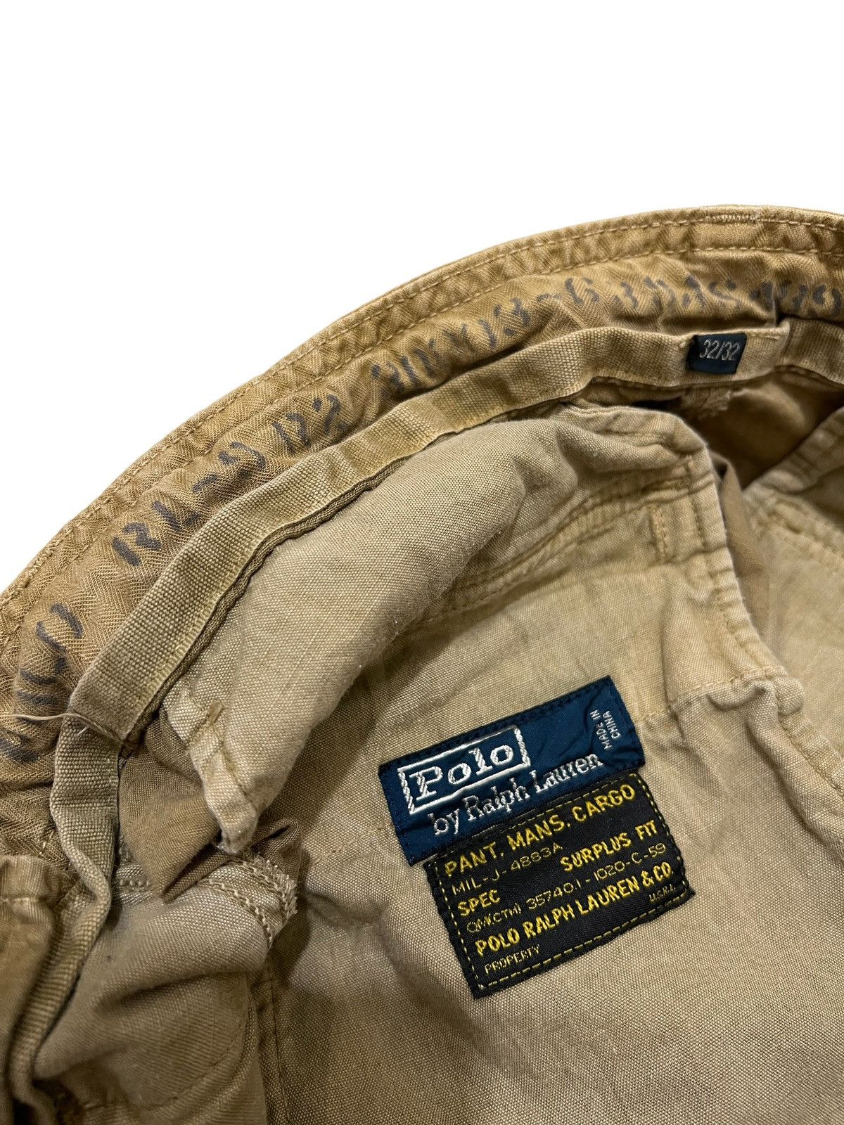 Polo Ralph Lauren × Vintage Vintage Polo Ralph Lauren Cargo Surplus fit Pants Size US 32 / EU 48 - 8 Thumbnail