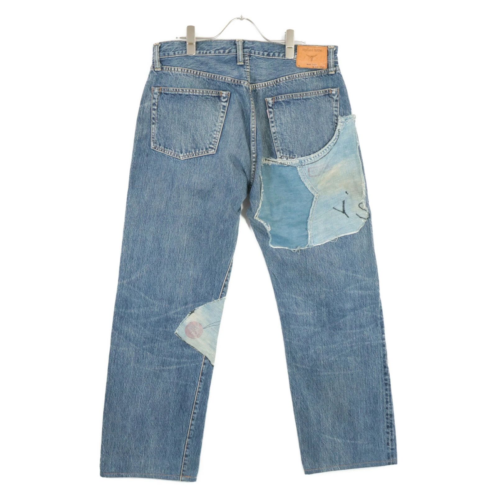 Yohji Yamamoto yohji yamamoto x SPOTTED HORSE CRAFT button fly denim pants Size US 31 - 2 Thumbnail