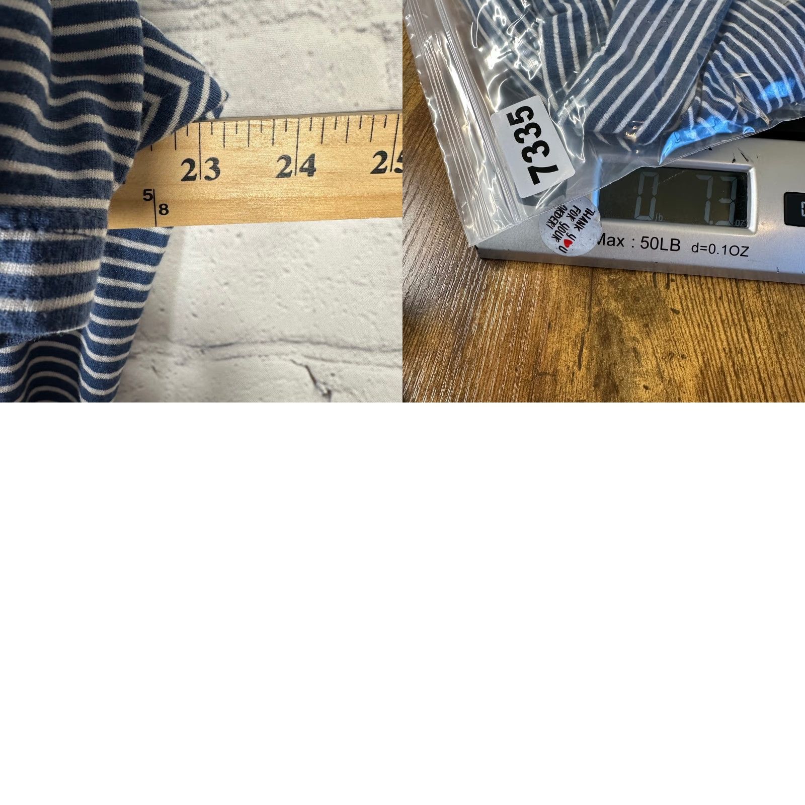 Marine Layer Marine Layer Polo Shirt Striped Blue White Supima Cotton Modal L/XL Mens Size US L / EU 52-54 / 3 - 8 Thumbnail