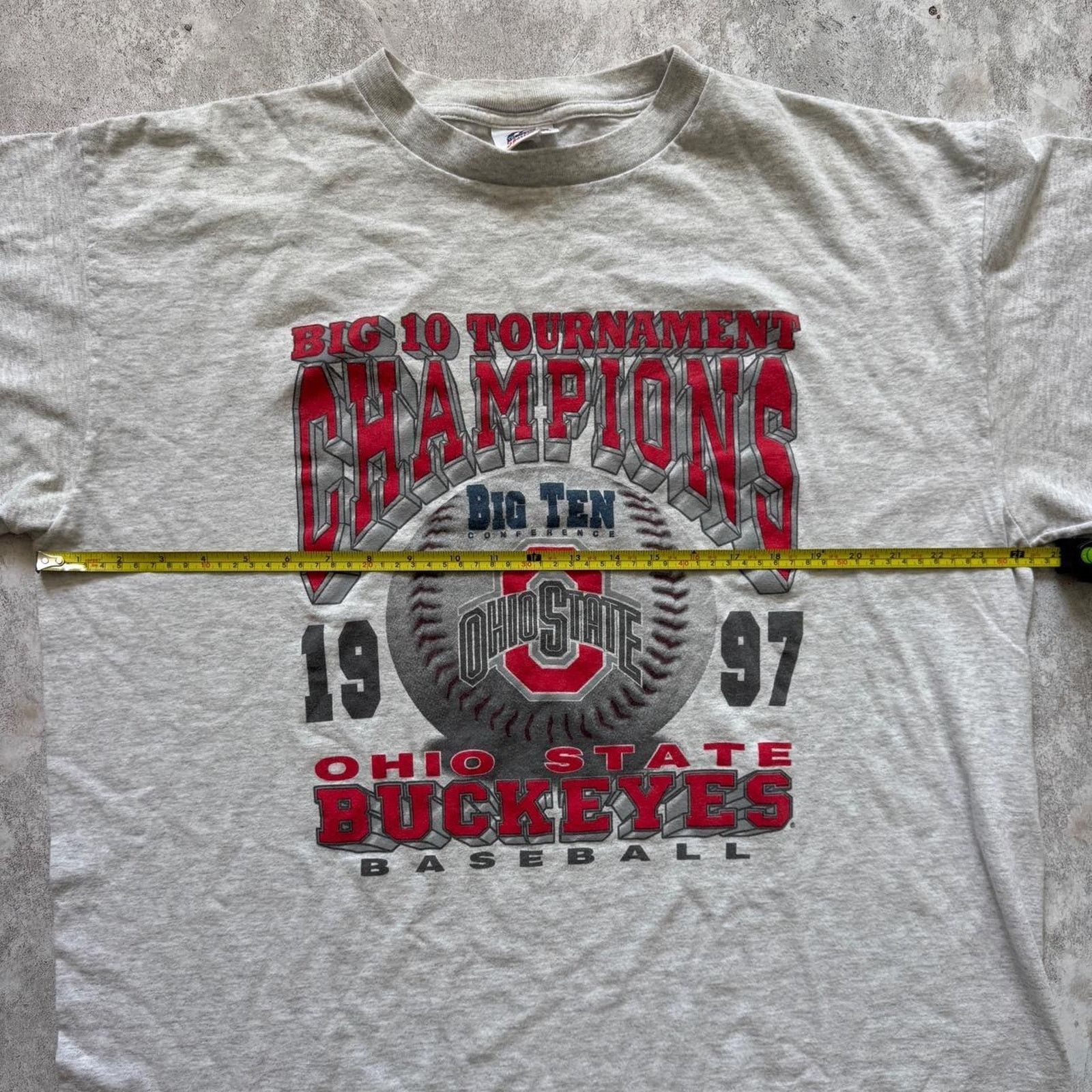Other Vintage 1997 Big Ten Ohio State Baseball T-Shirt Size XL Size US XL / EU 56 / 4 - 7 Thumbnail