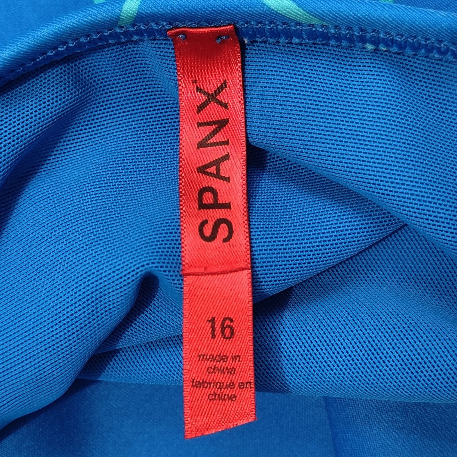 Spanx SPANX Flirty Skirted Bottom Womens 16 Electric Blue Green Size ONE SIZE - 3 Thumbnail