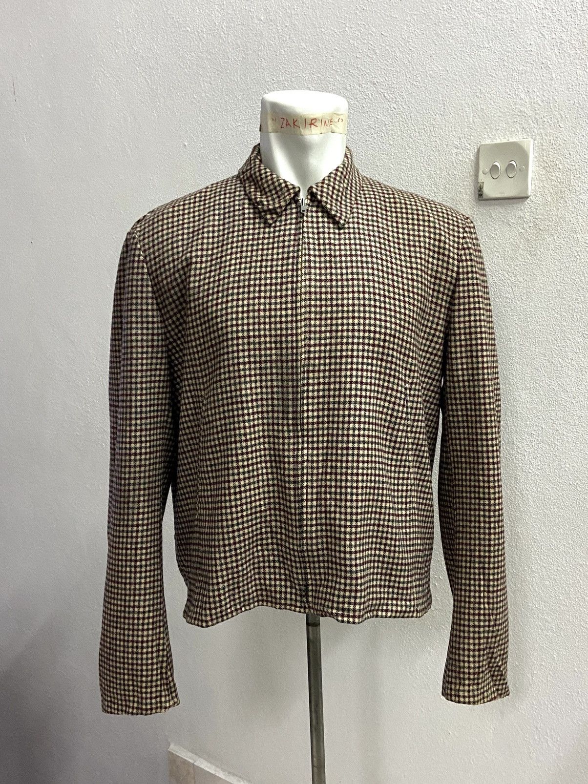 Pendleton Vintage 50's Pendleton wool houndstooth zippered jacket. Size US M / EU 48-50 / 2 - 1 Thumbnail
