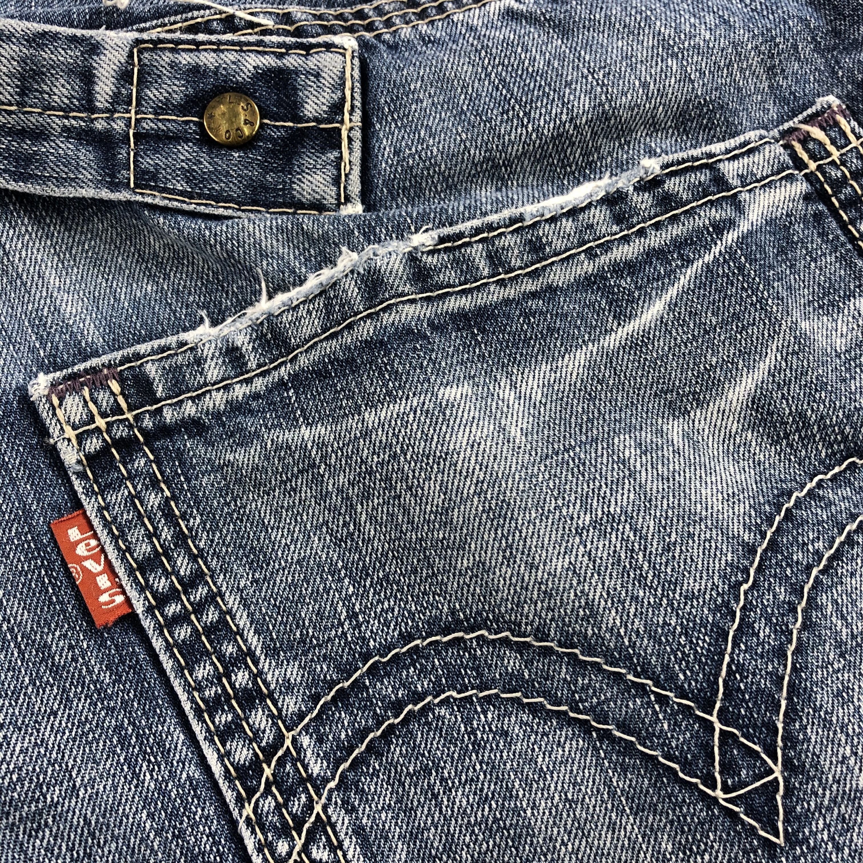 Levi's Vintage 90s Blue Wash Levis Jeans-J1802 Size US 34 / EU 50 - 8 Thumbnail