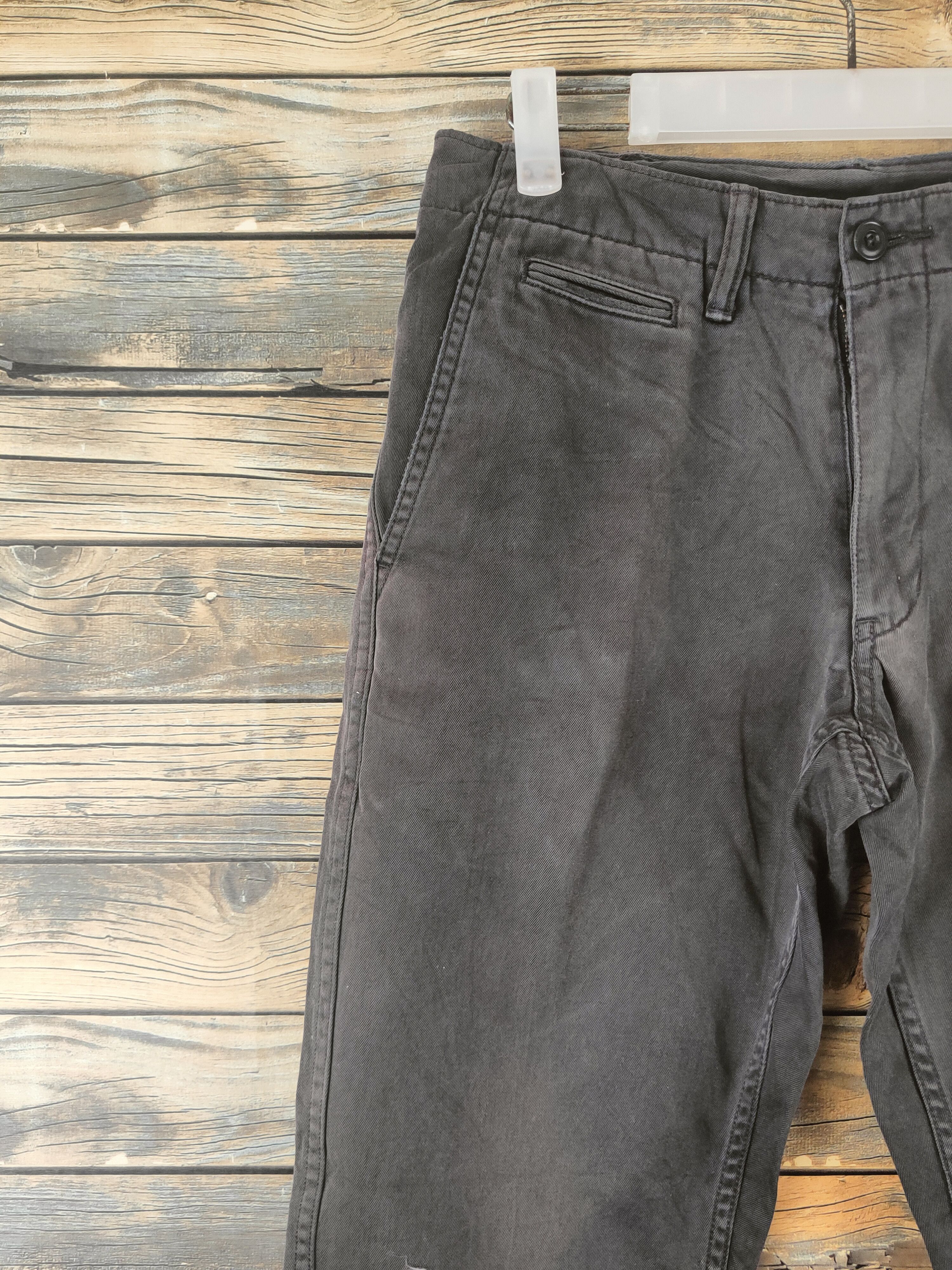 Japanese Brand DL Uniqlo Black Faded Multipocket Casual Pants #46-314 Size US 29 - 3 Thumbnail