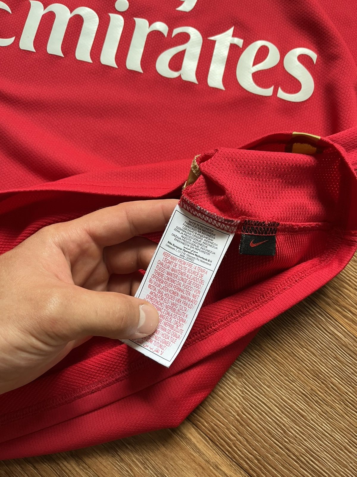 Nike Vintage Arsenal 07/07 Wells #1 T Shirt Football Jersey Size US L / EU 52-54 / 3 - 4 Thumbnail