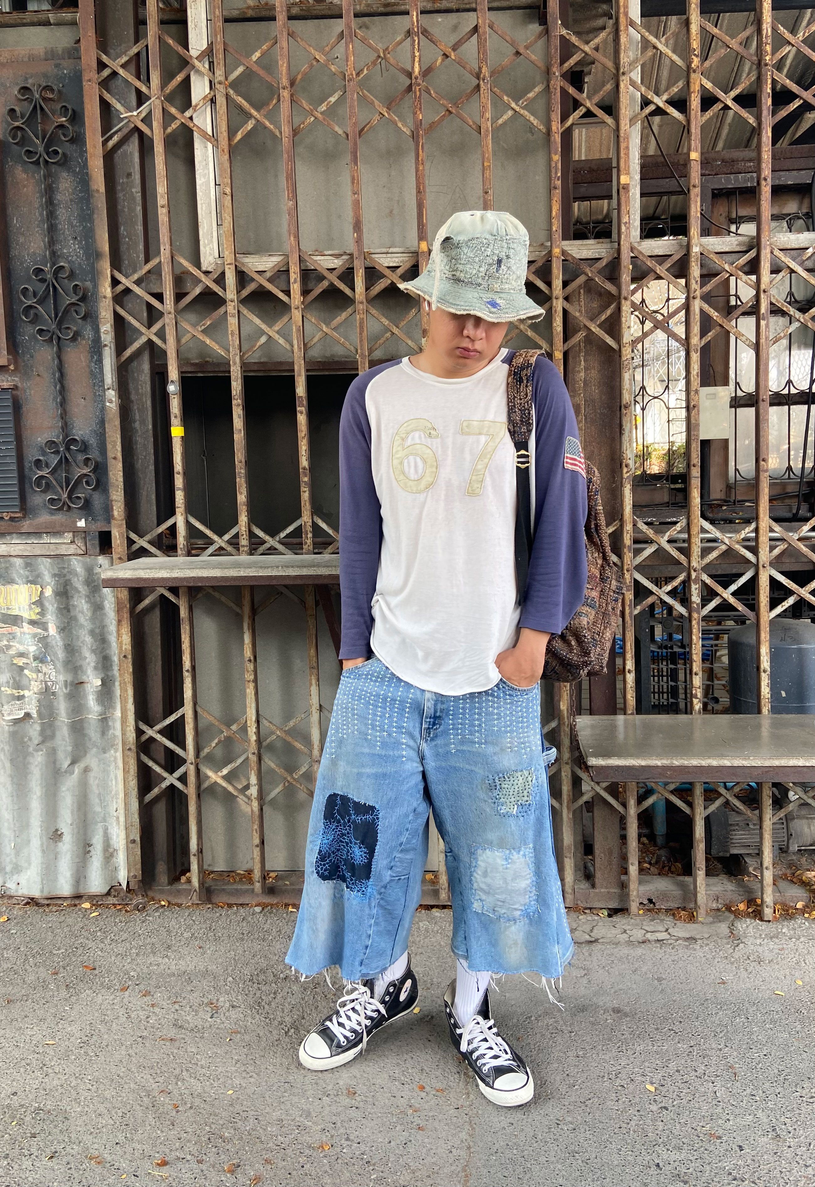 Japanese Brand Vintage Boro Patchwork DICKIES Carpenter Size US 36 / EU 52 - 15 Thumbnail