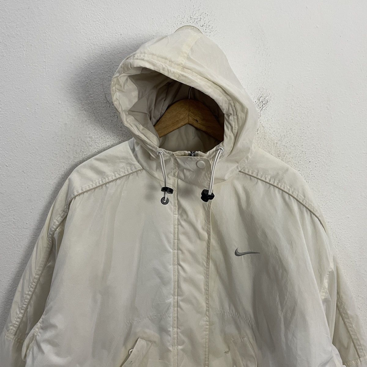 Nike Vintage 90s Nike Swoosh Big Logo Jacket Size US XL / EU 56 / 4 - 4 Thumbnail