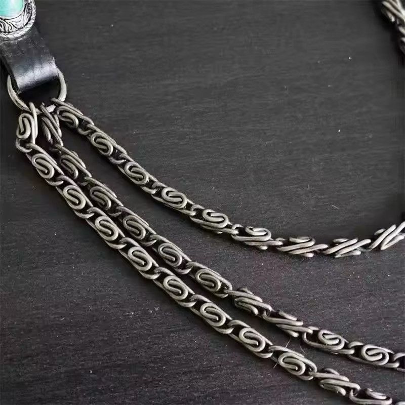 Other Retro Fashion Neutral Biker Pants Waist Chain Size ONE SIZE - 5 Thumbnail