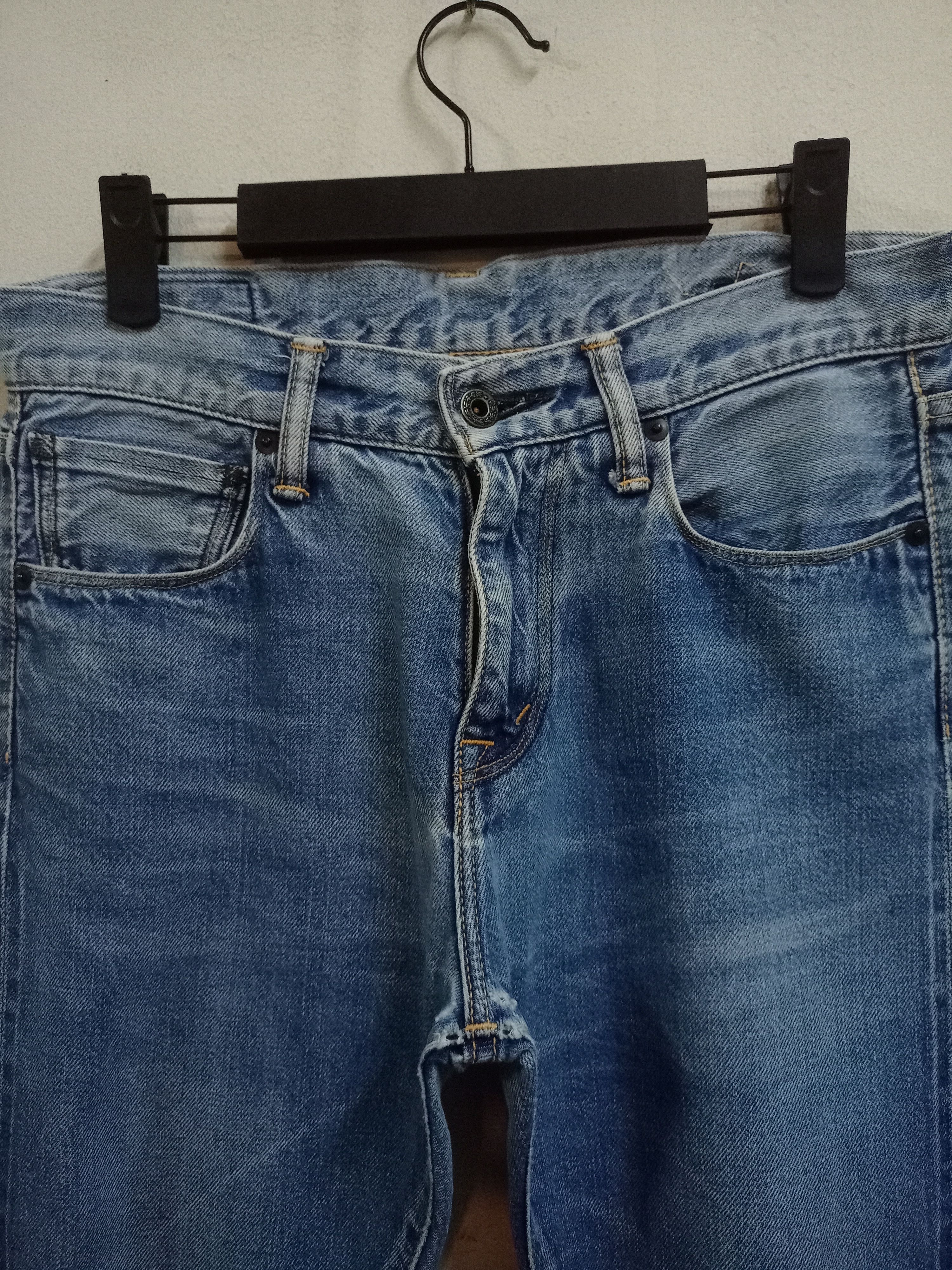 Japanese Brand × KURO Vintage Japanese Kuro Selvedge Denim Redline Jeans 30x22 Size US 30 / EU 46 - 4 Thumbnail
