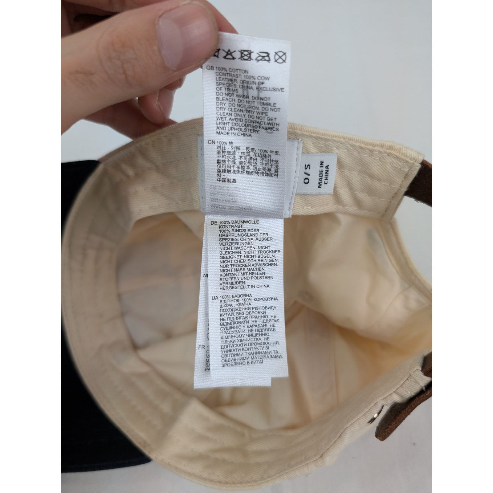 Reiss o1rshd1 CC20 Size: OS / Baseball Cap / hat in White/Blue Size ONE SIZE - 13 Thumbnail