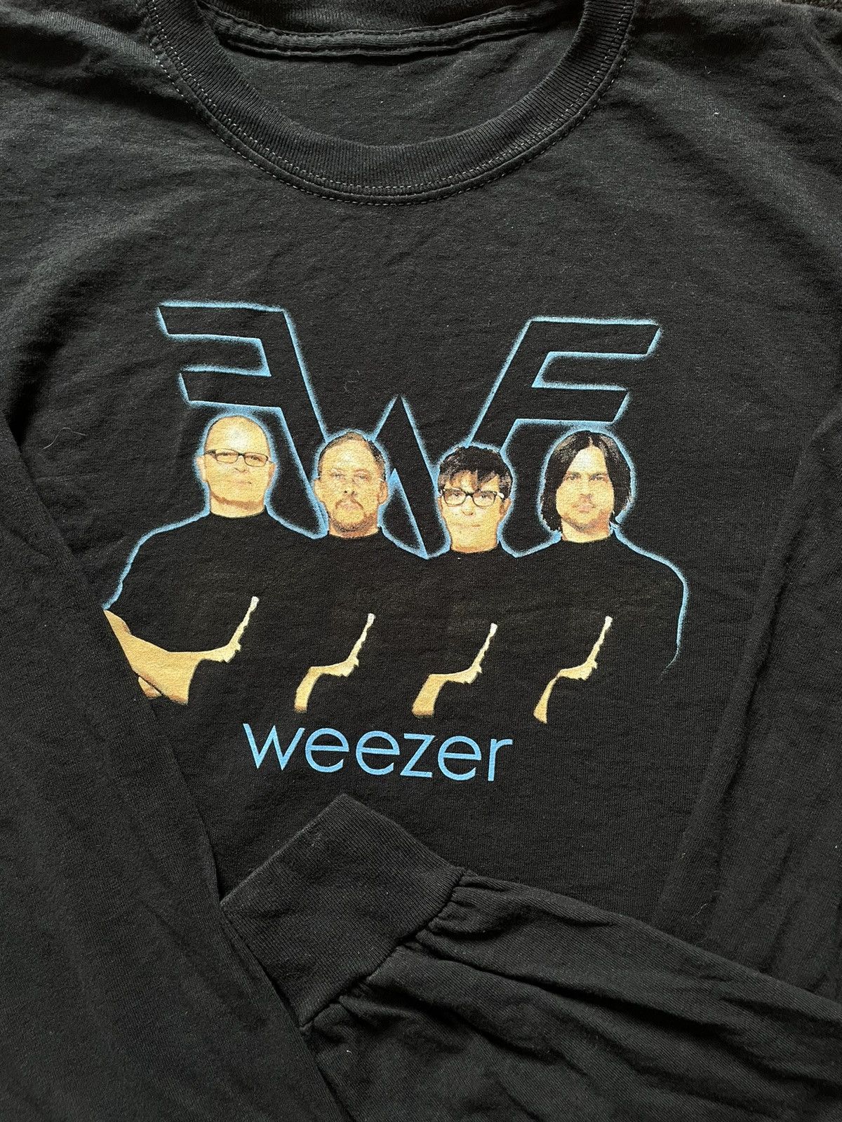 Band Tees × Vintage Vintage Weezer You Think I Care I Just Don’t Care LS T-shirt Size US XL / EU 56 / 4 - 2 Thumbnail