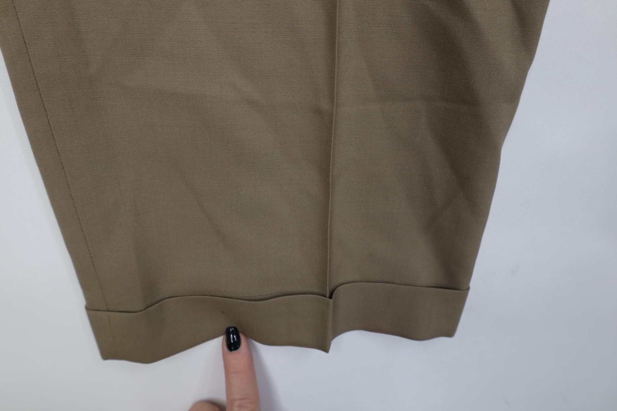 Vintage Vintage 90s Streetwear Gabardine Knit Wide Leg Chino Pants Size US 34 / EU 50 - 14 Thumbnail