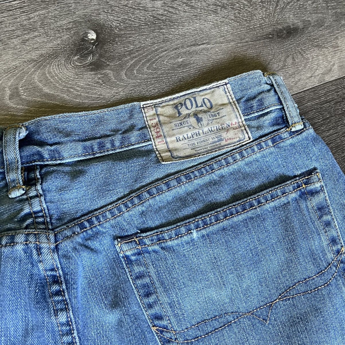 Polo Ralph Lauren × Vintage Vintage 2000s Polo Ralph Lauren Buttonfly Denim Jean Shorts Size US 36 / EU 52 - 3 Thumbnail