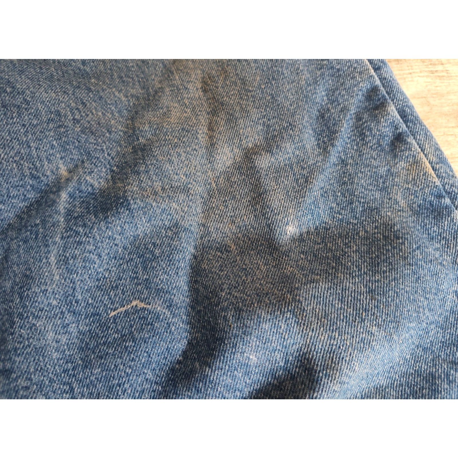 Carhartt VINTAGE Carhartt Jeans Denim Workwear 38x30 Regular Unisex? (Adult) Blue DST B155 Distressed 5-Pocket Zip Closure Workwear Mens Size US 38 / EU 54 - 7 Thumbnail