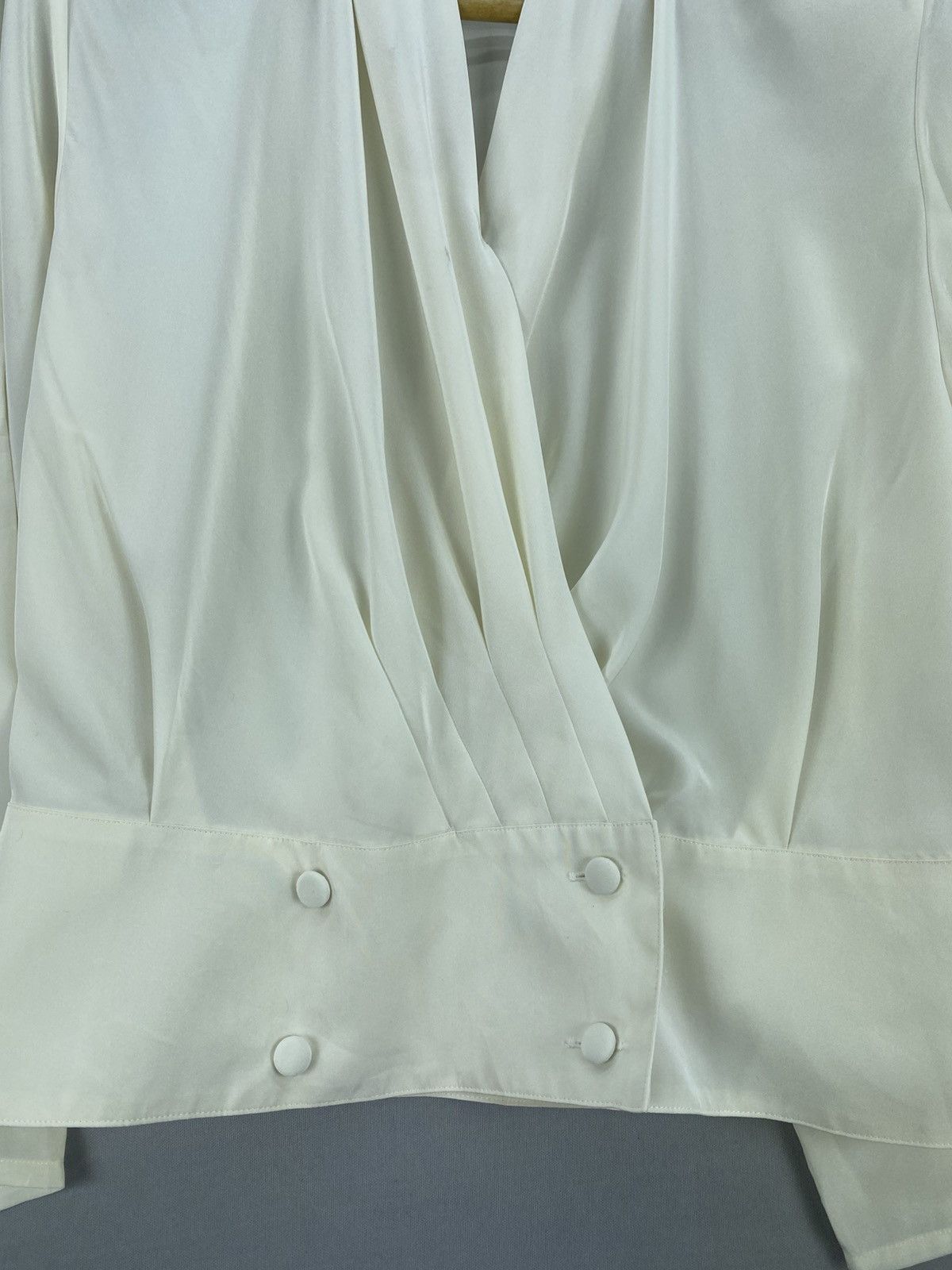 Pierre Balmain Vintage 90’s Pierre Balmain Paris V-net Blouse Size XS / US 0-2 / IT 36-38 - 10 Thumbnail